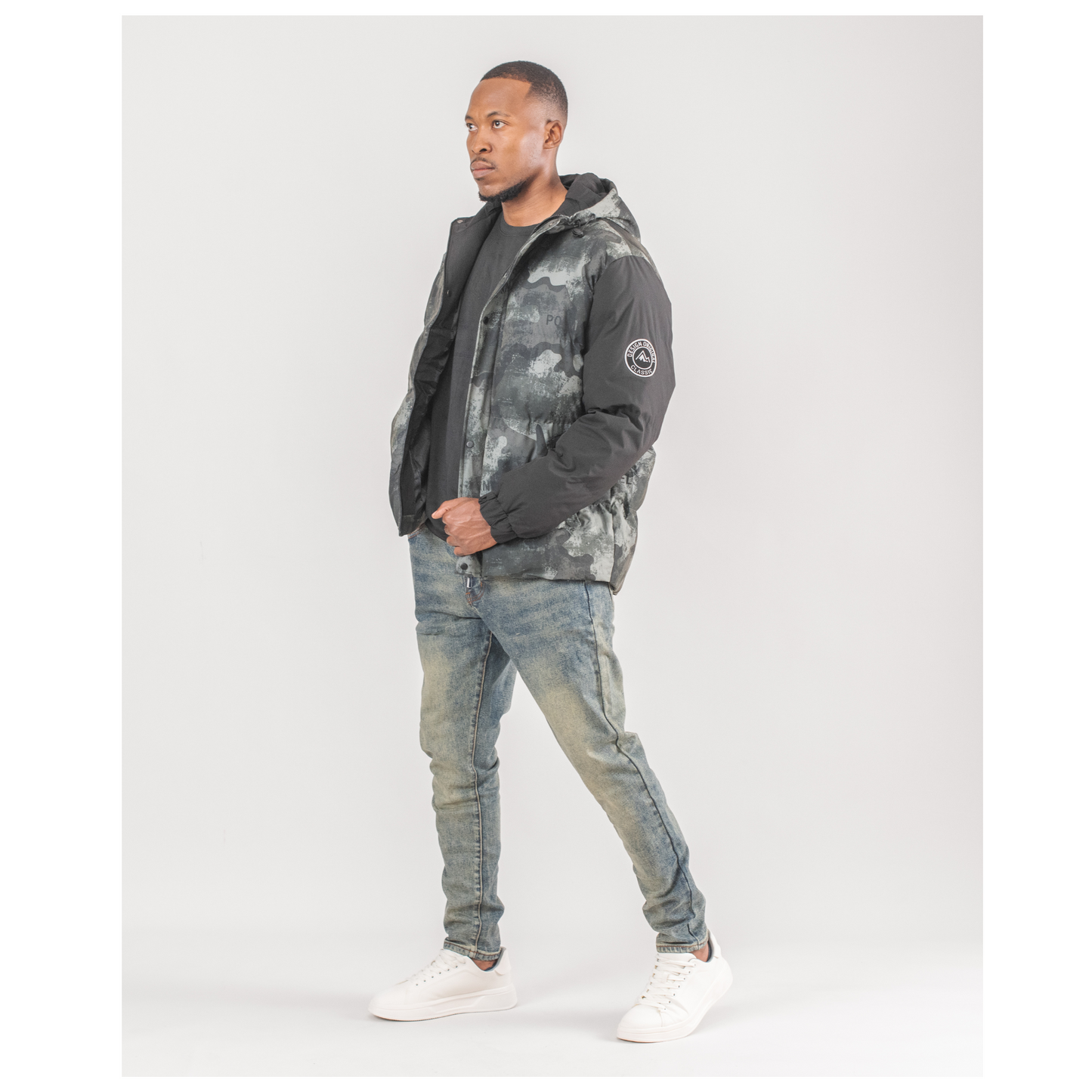 Stone Fade Tapered Denim