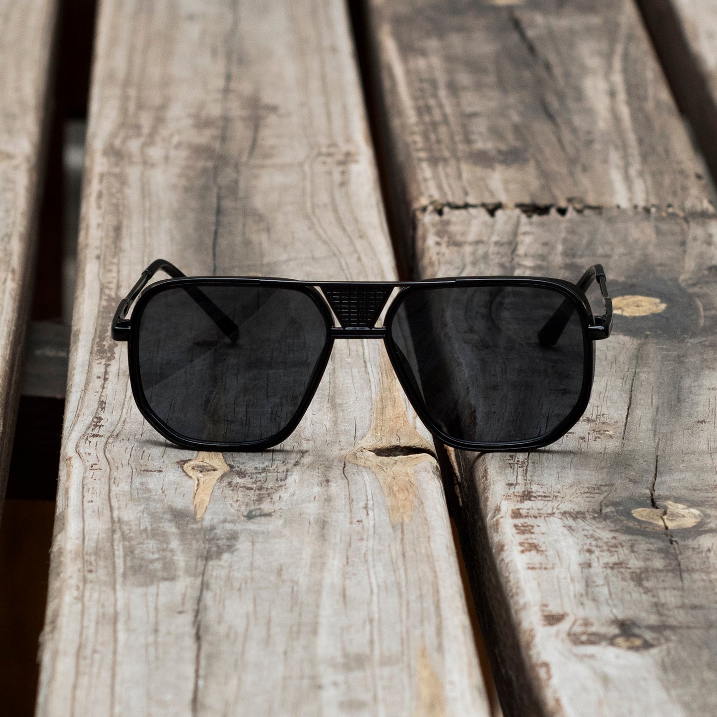 Retro Square Ac Square Full Frame Men's Sunglasses