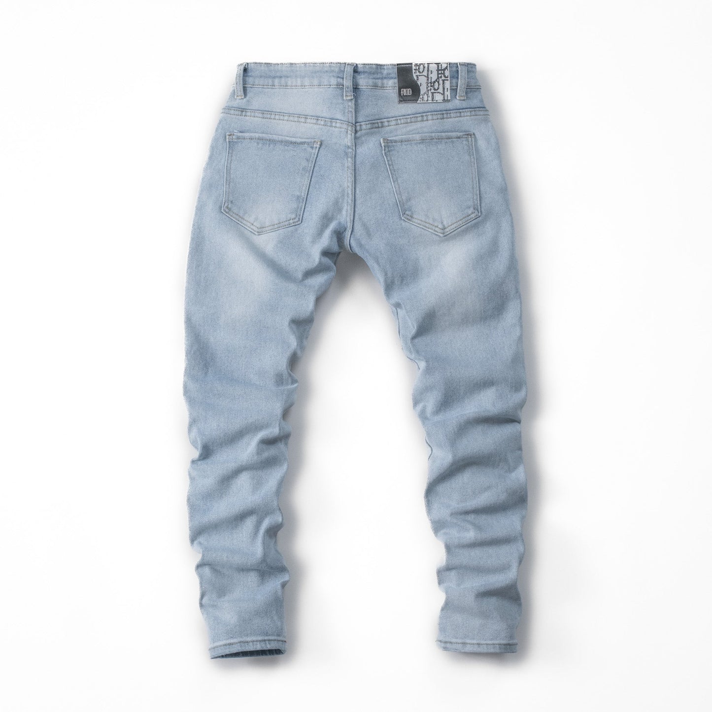 Ice Blue Tactical Cargo Denim