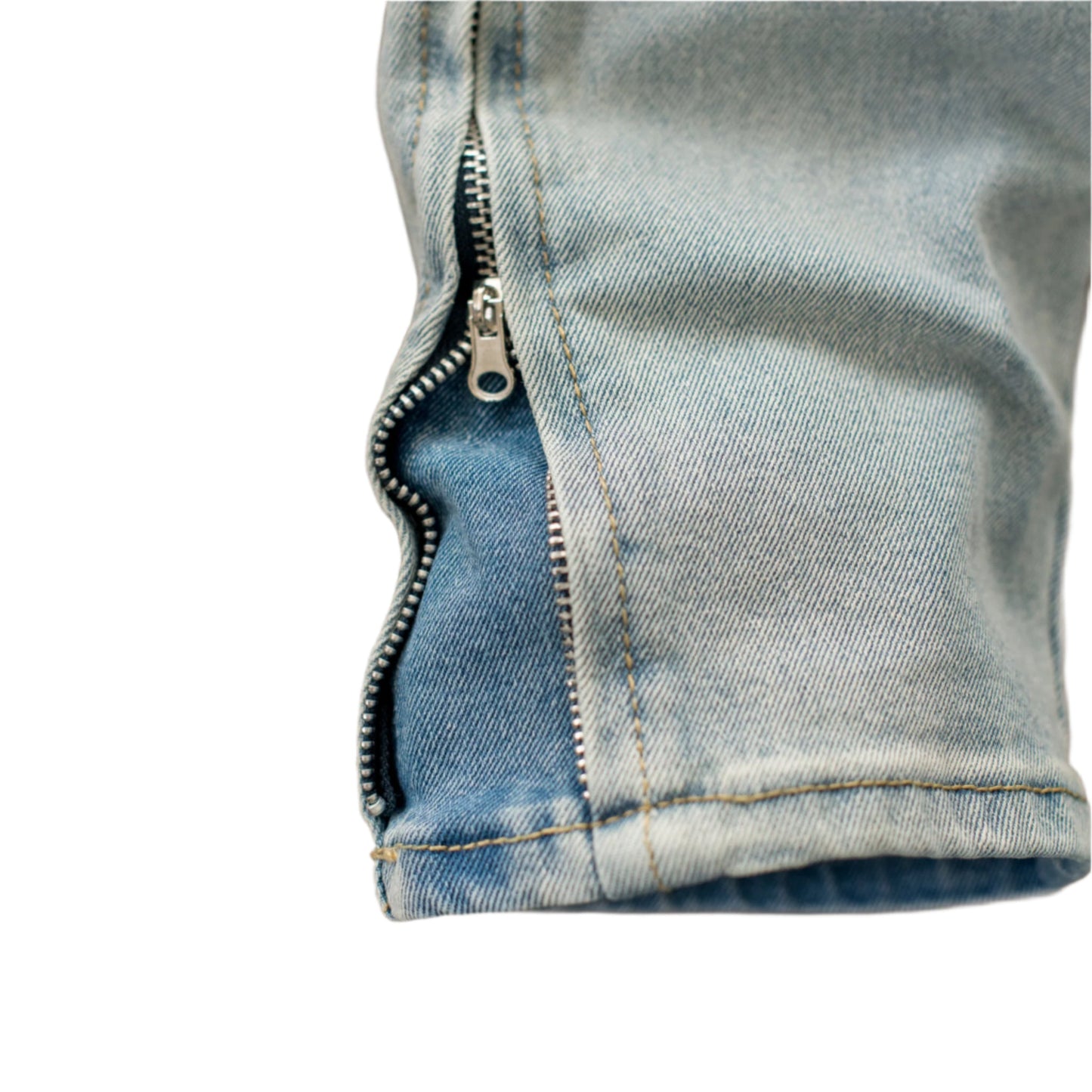 Tactical Multi-Pocket Cargo Denim Jeans