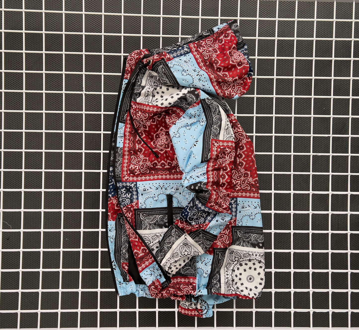 Bandana Patchwork Windbreaker Jacket