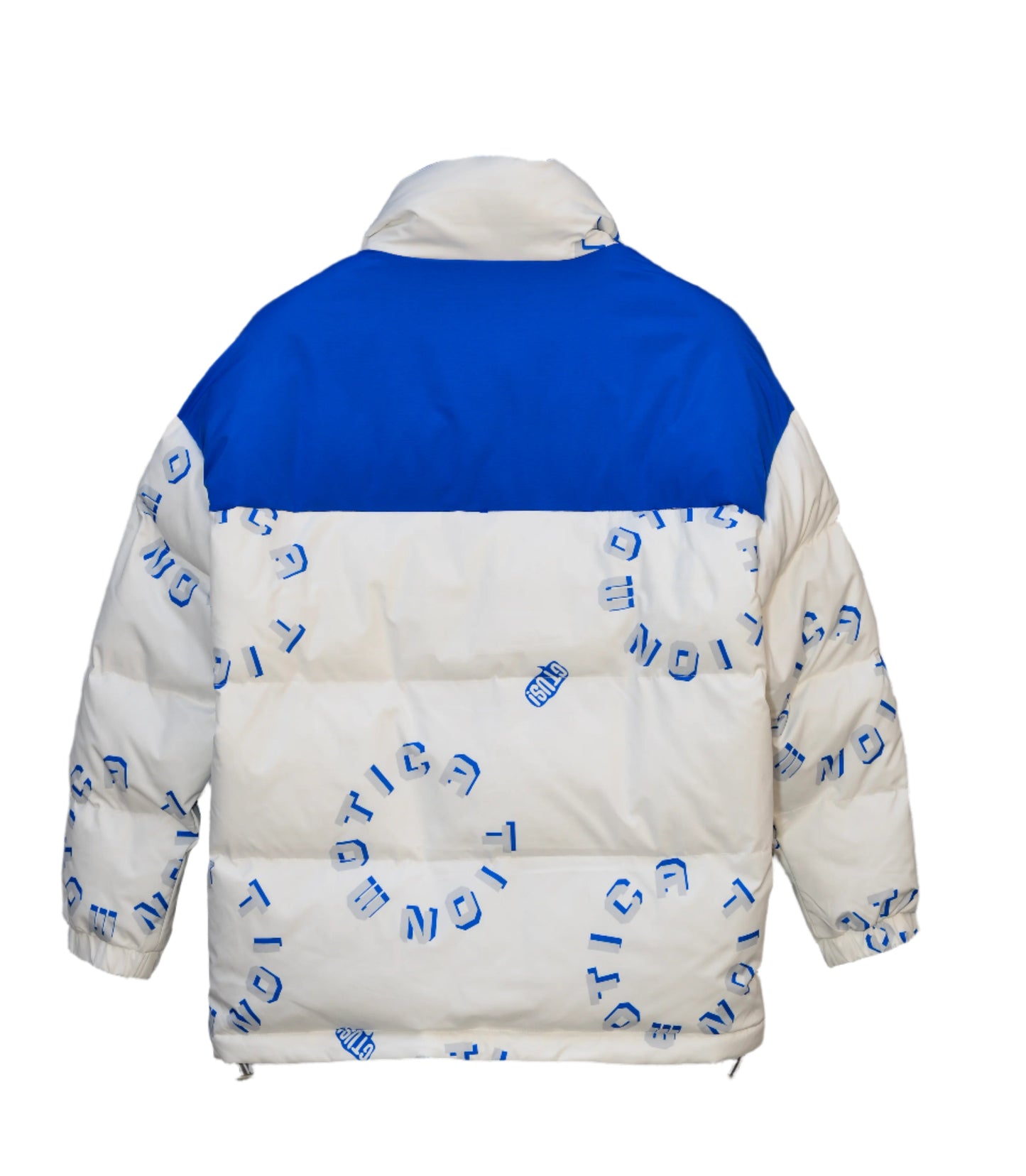 Men Letter Gtusi Print Graphic Wind Breaker Jacket