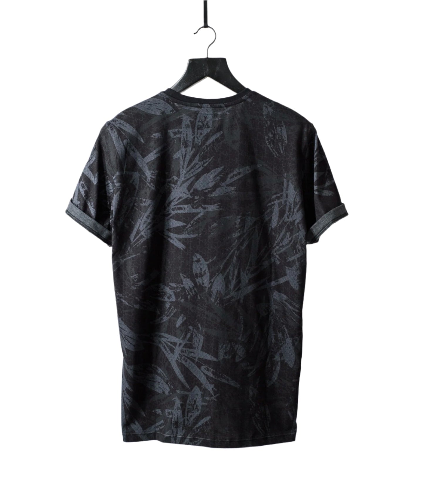 Men’s Round Collar Graphic Printed T-shirt