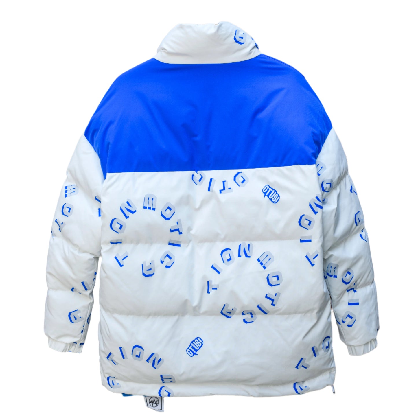 Men Letter Gtusi Print Graphic Wind Breaker Jacket