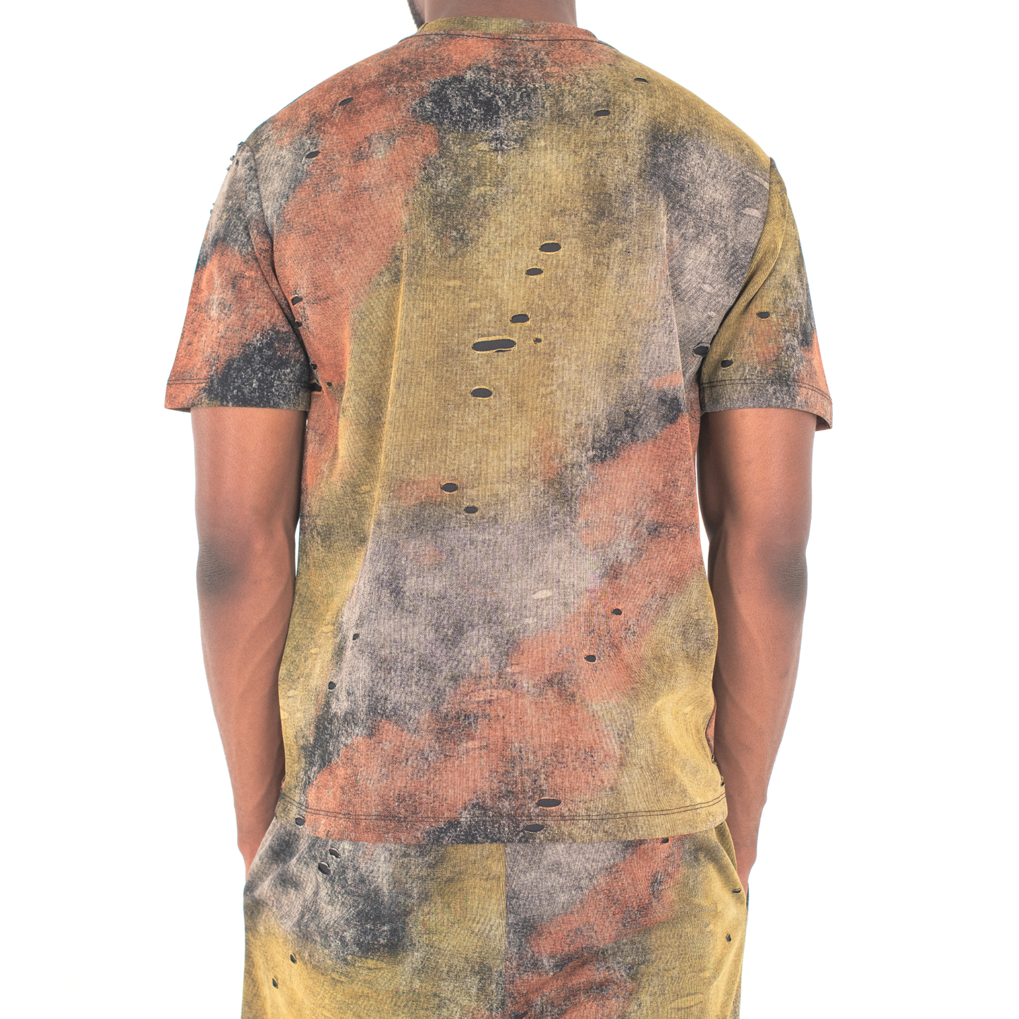 Urban Storm Distressed Tie-Dye 2-Piece Set