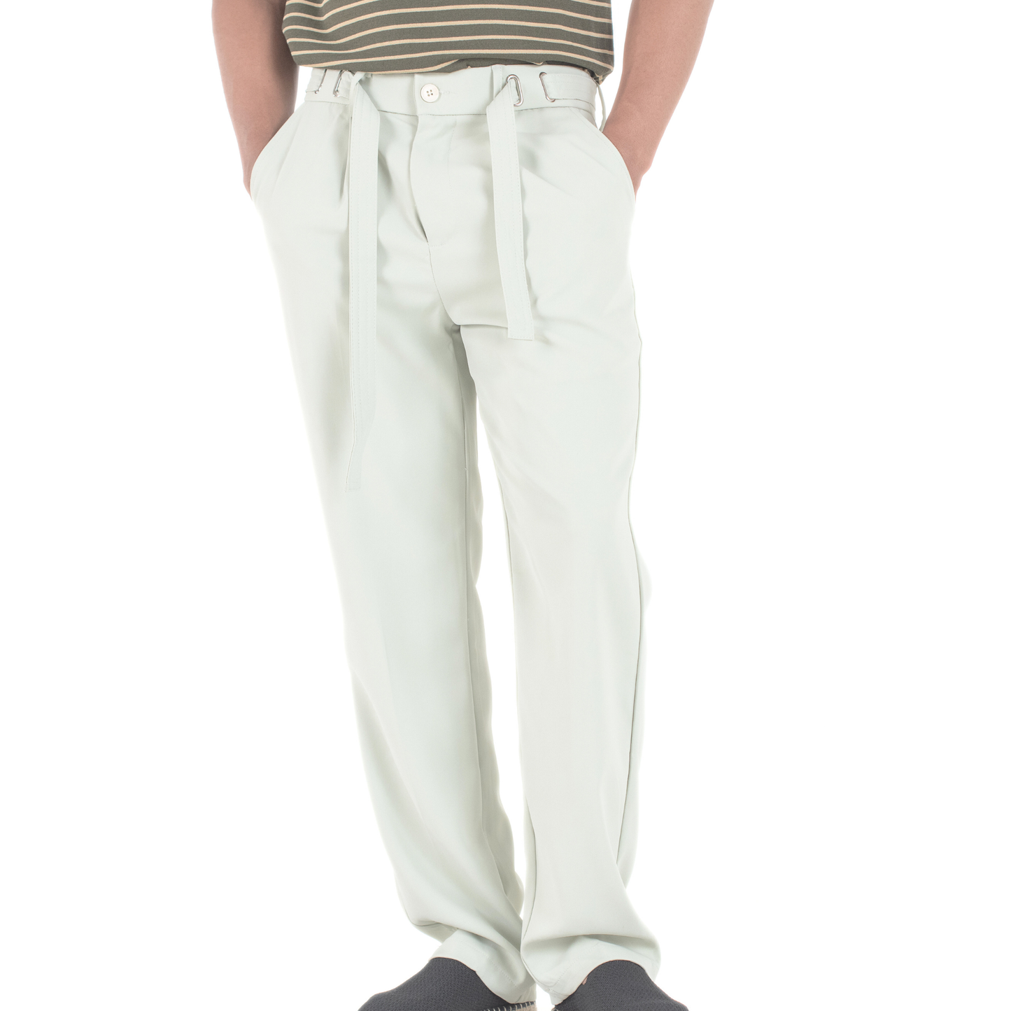 Coastal Breeze Relaxed Tie-Belt Trouser
