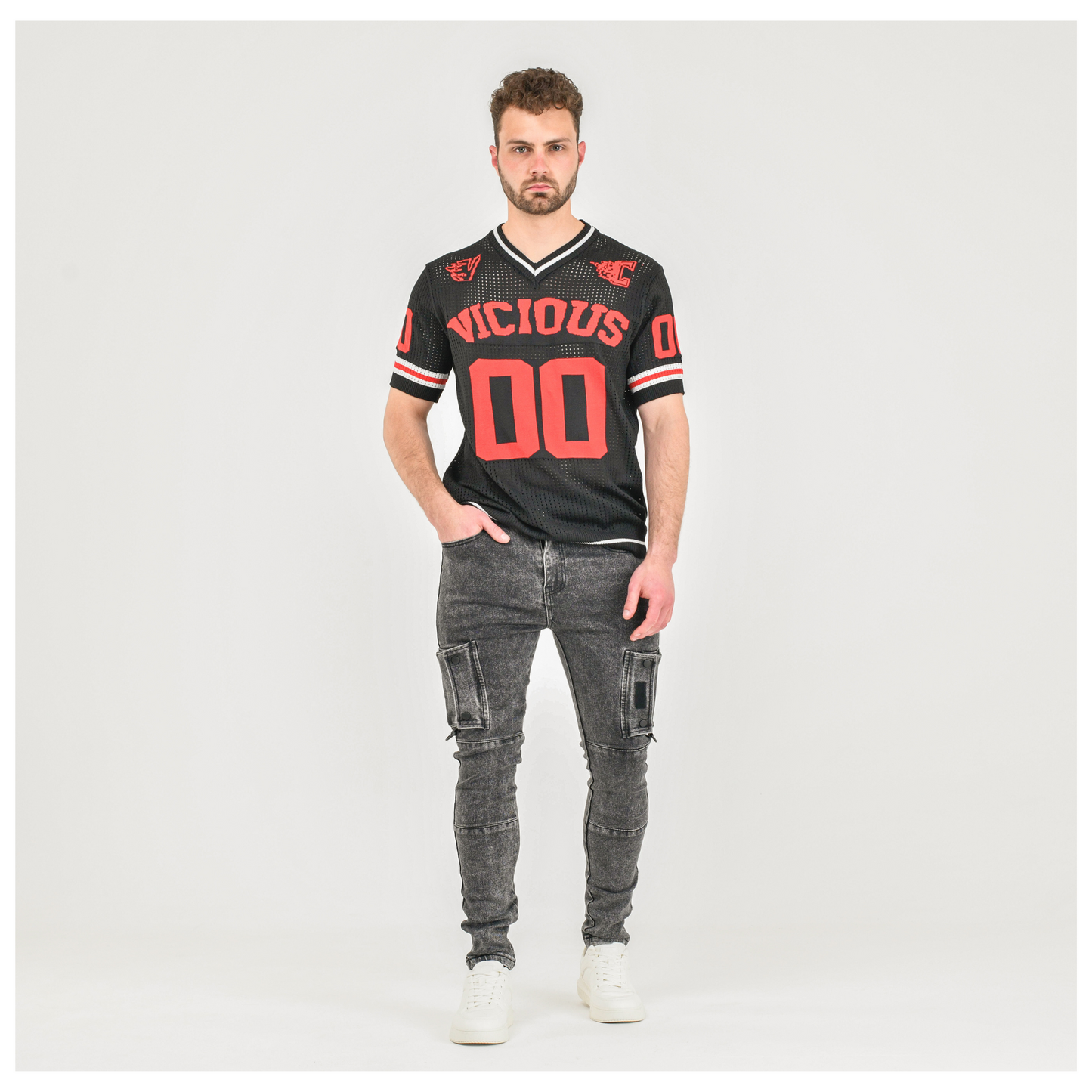 Urban Tactical Slim Fit Cargo Denim