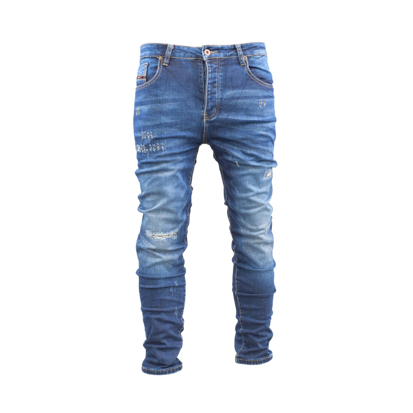Gee2 Island FS06-2 Distressed Denim Jeans