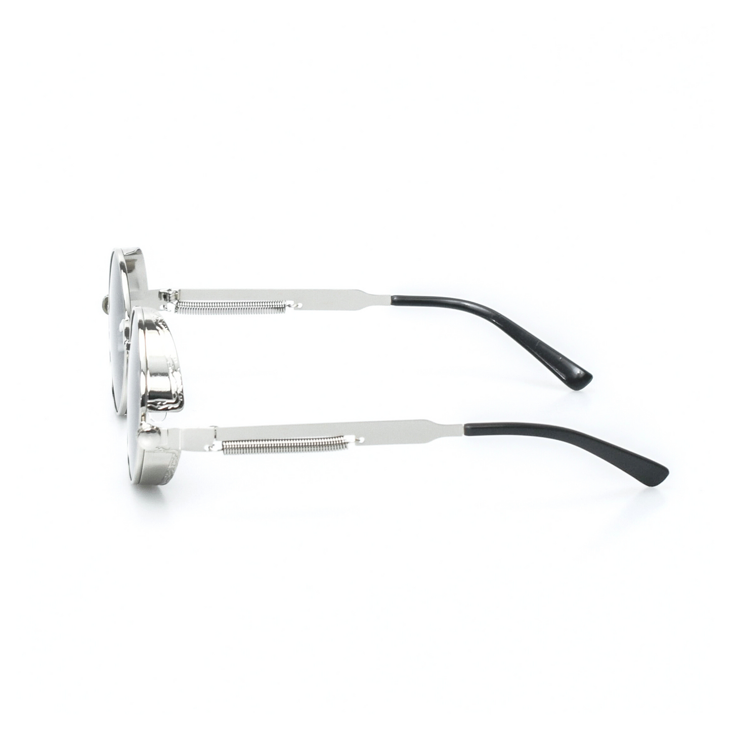 Round Metal Frame Sunglasses Men Women Retro Steampunk Sunglasses