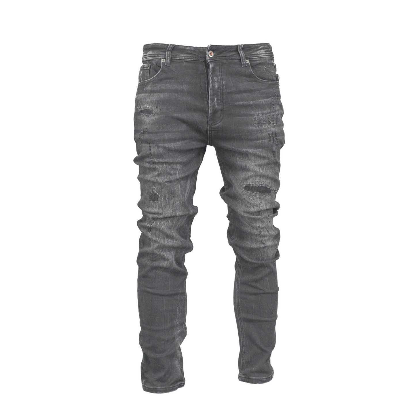 Gee2 Island Black Distressed Denim
