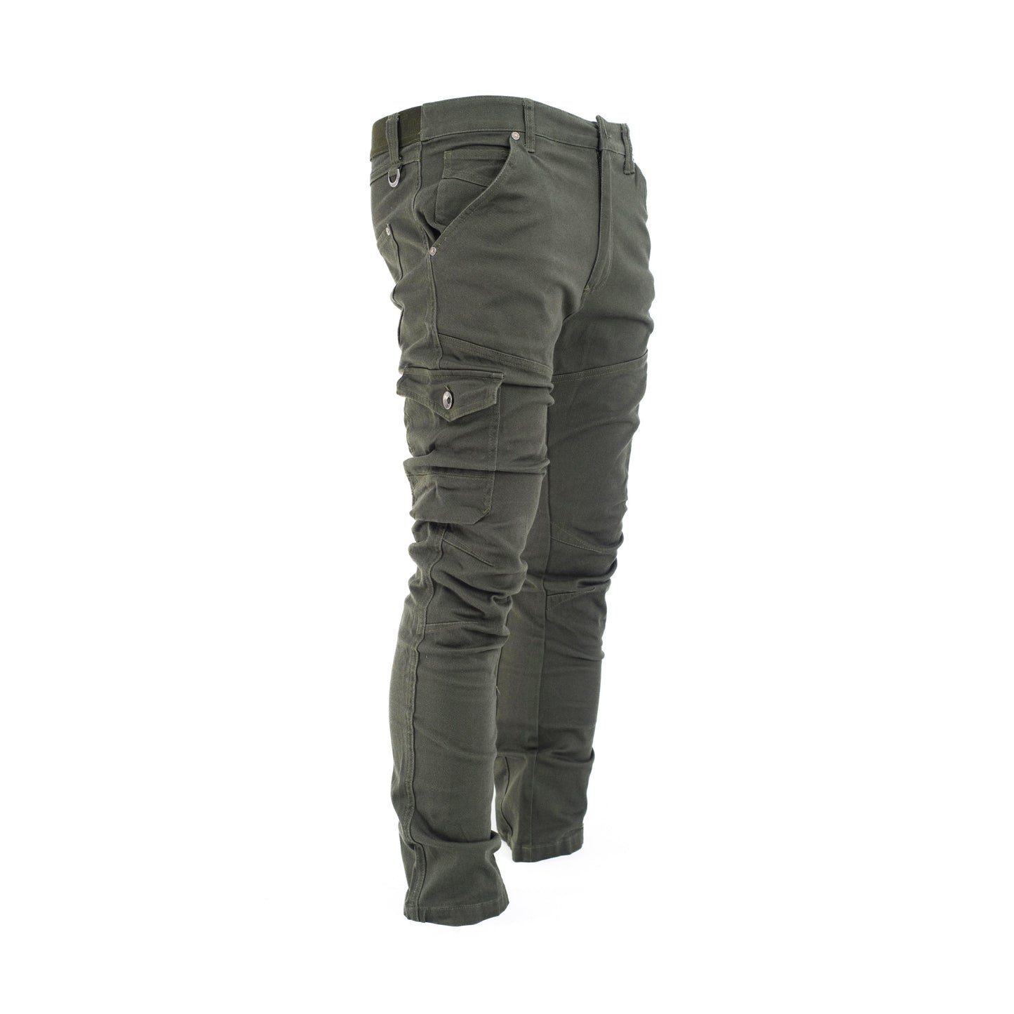 Men Bootcut Slim Flare Slant Pocket Cargo Pants.