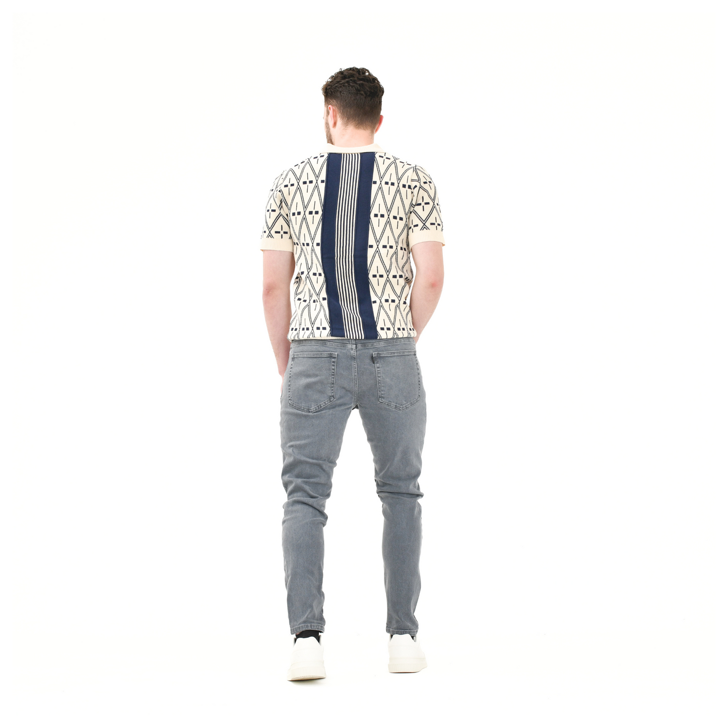 Heritage Diamond Knit Polo Shirt Collection