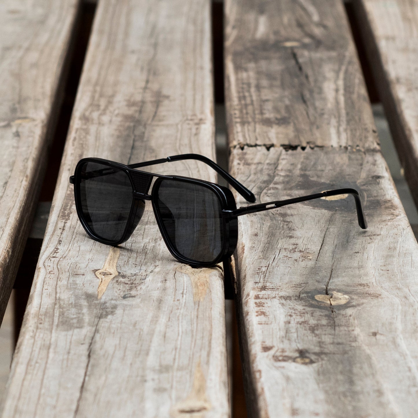 Retro Square Ac Square Full Frame Men's Sunglasses