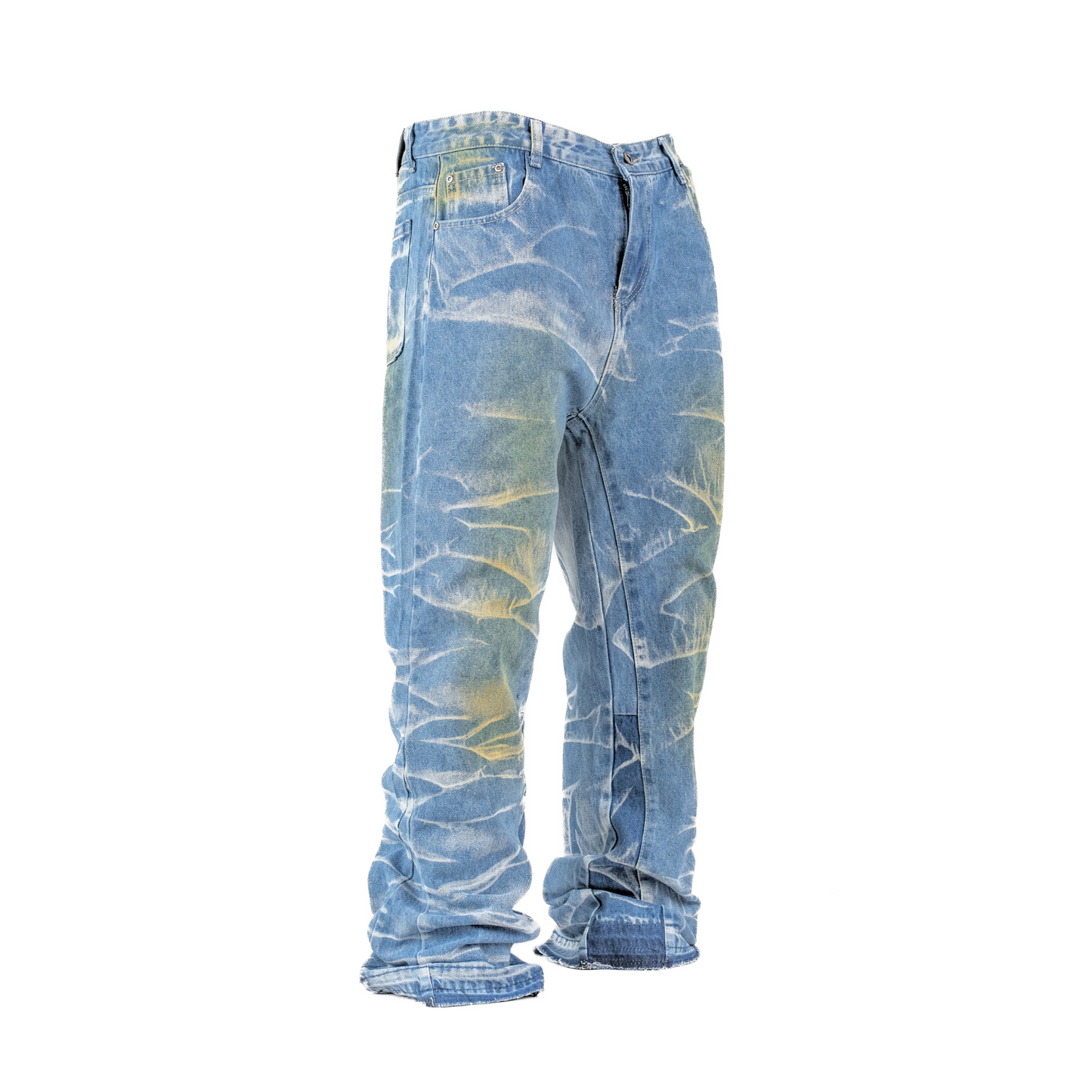Thunder Acid Wash Stacked Denim