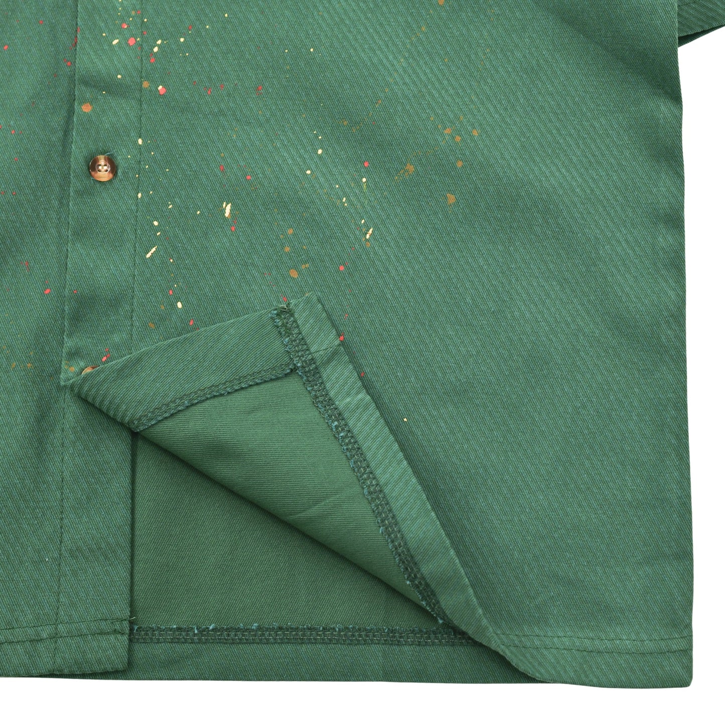 Urban Paint-Splash Short Sleeve Shirt