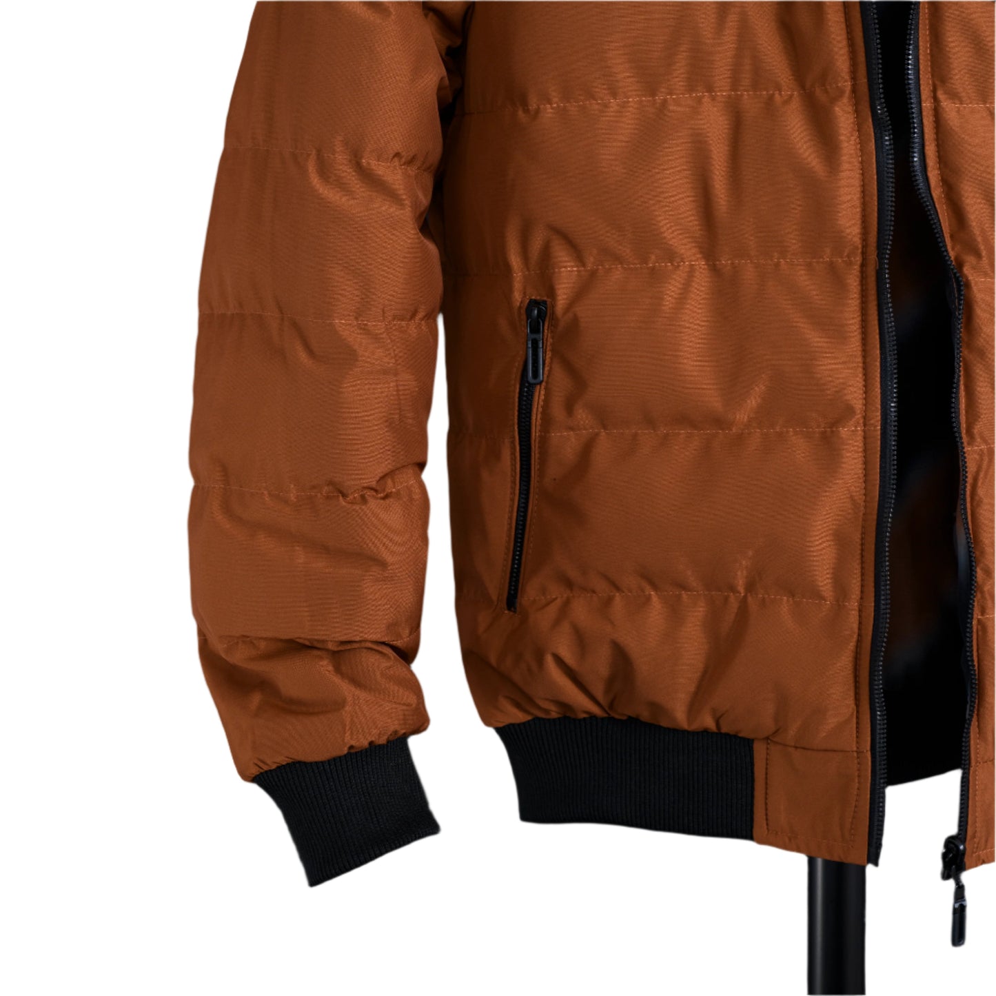 Men Double Sided Stand Collar Casual Jacket