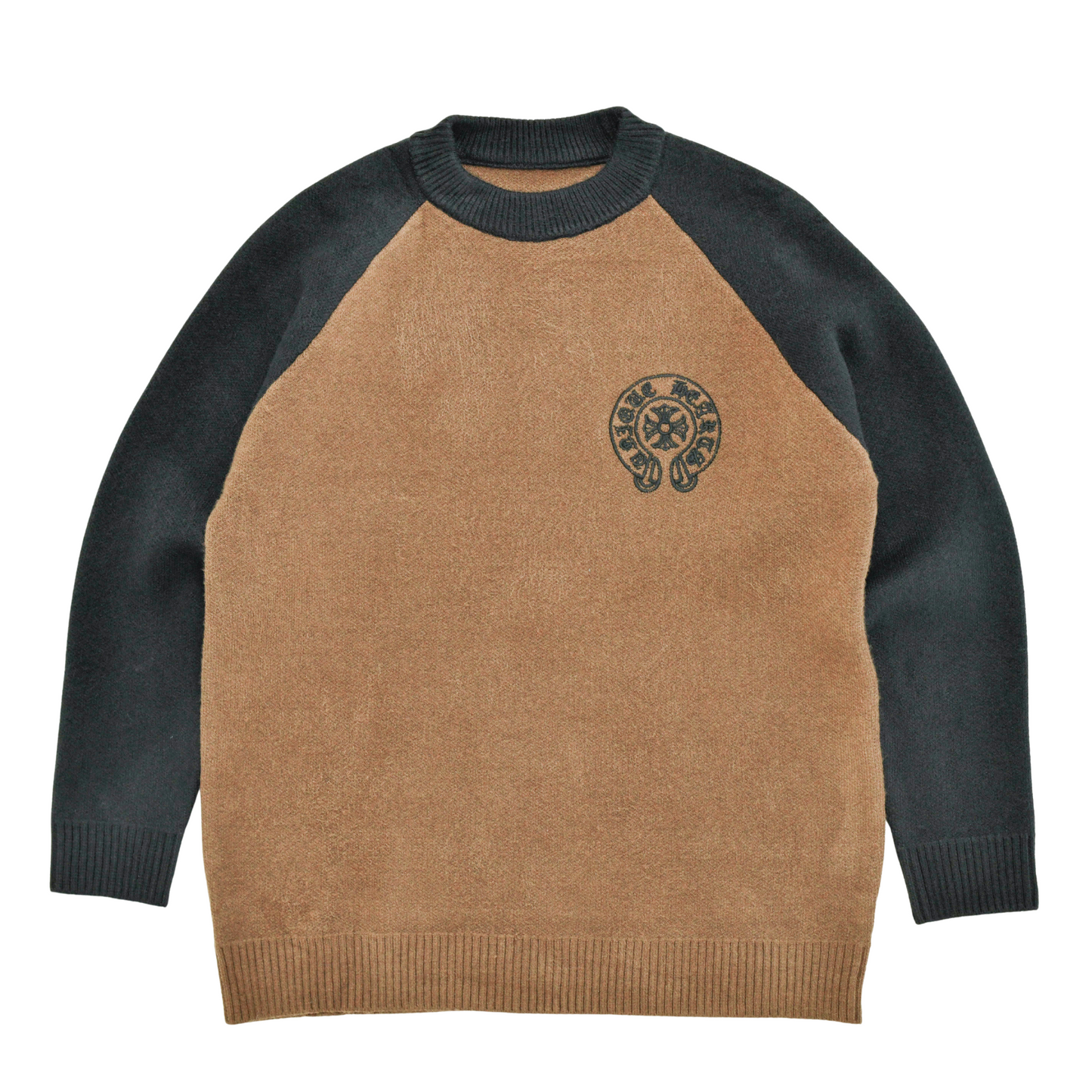 Two-Tone Heritage Knit Sweater