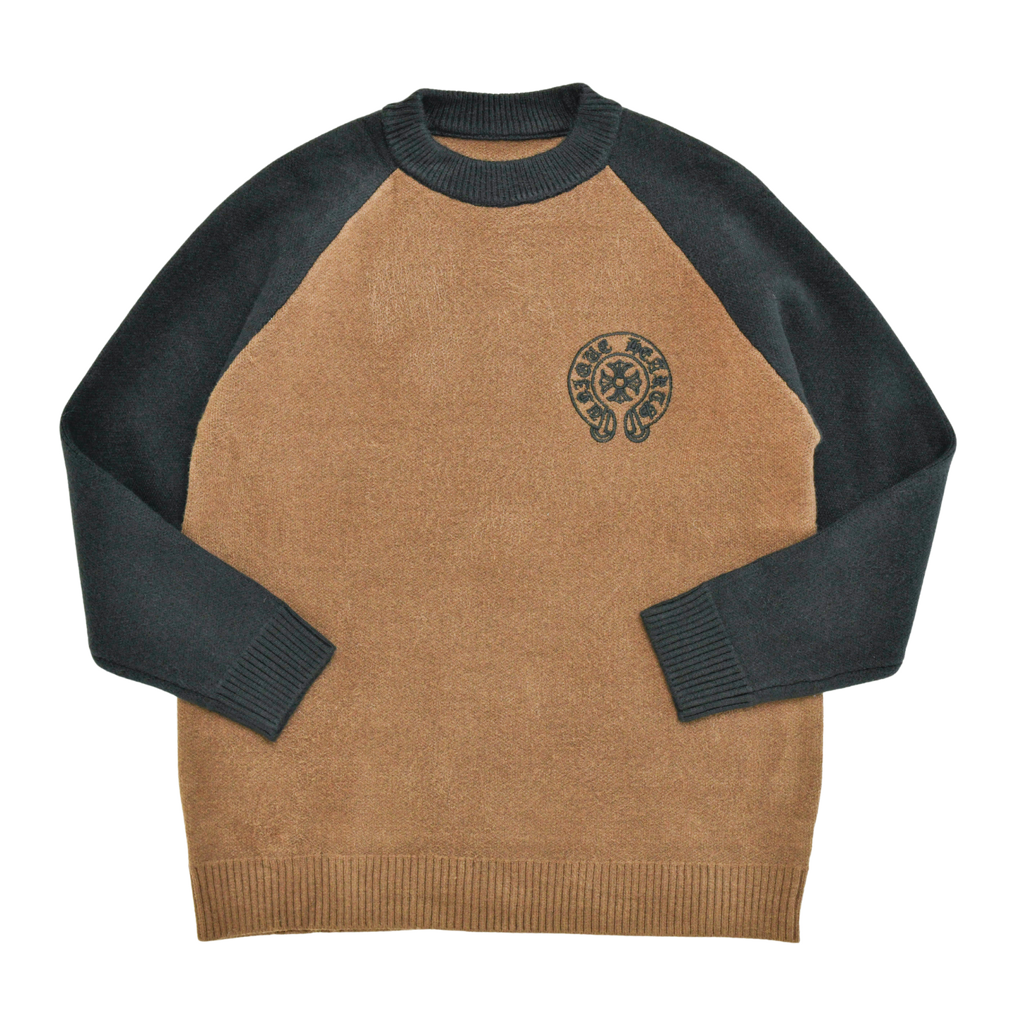 Two-Tone Heritage Knit Sweater