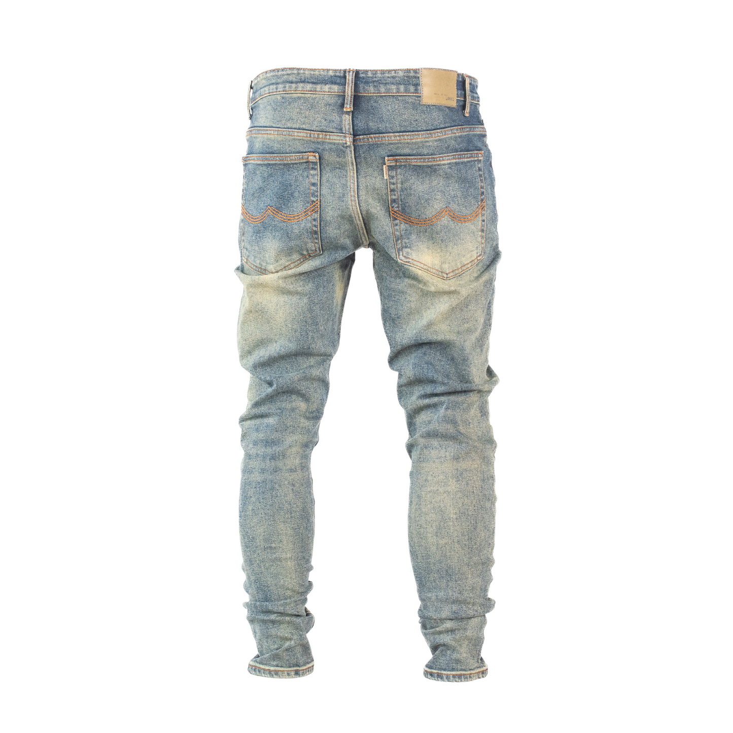 Stone Fade Tapered Denim