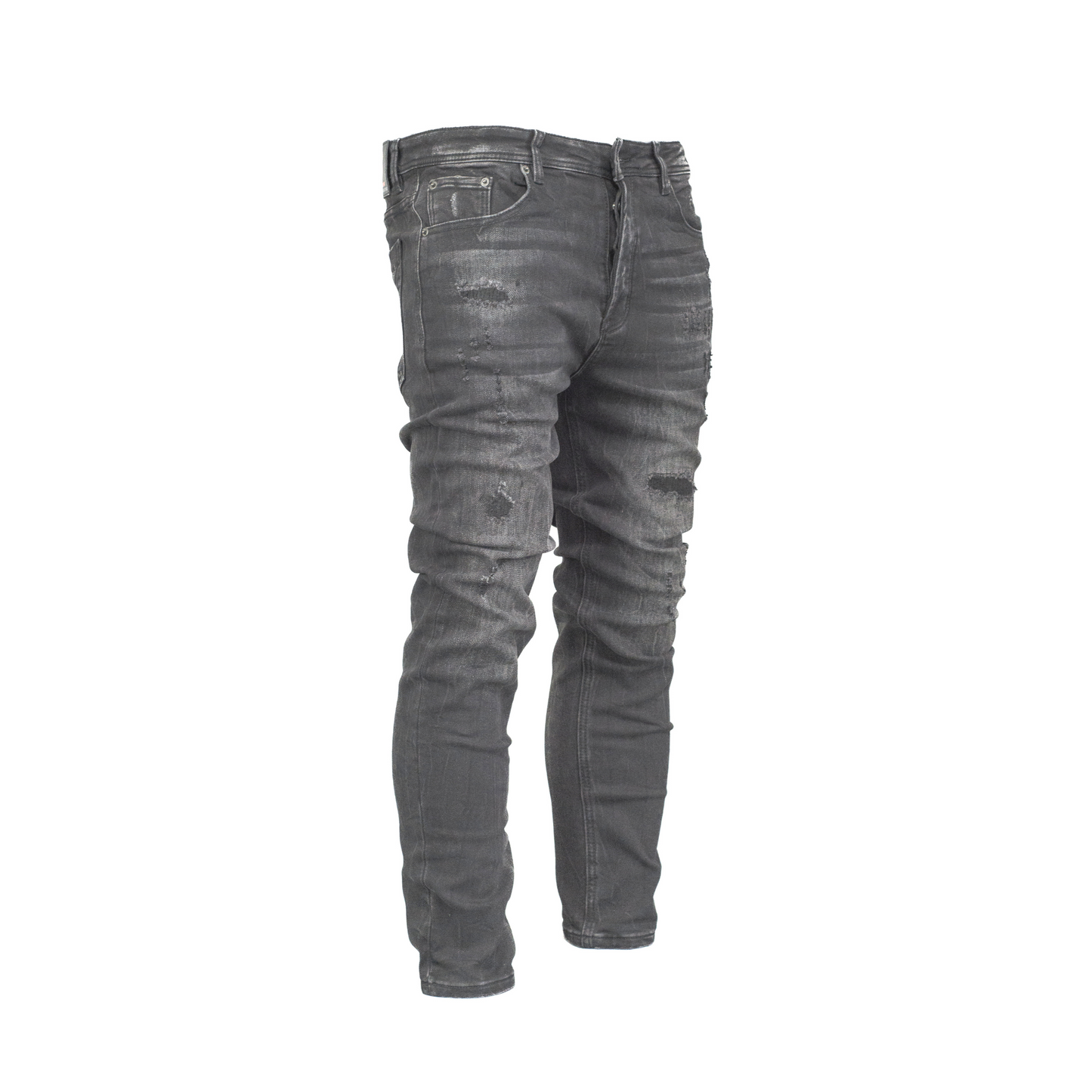 Gee2 Island Black Distressed Denim