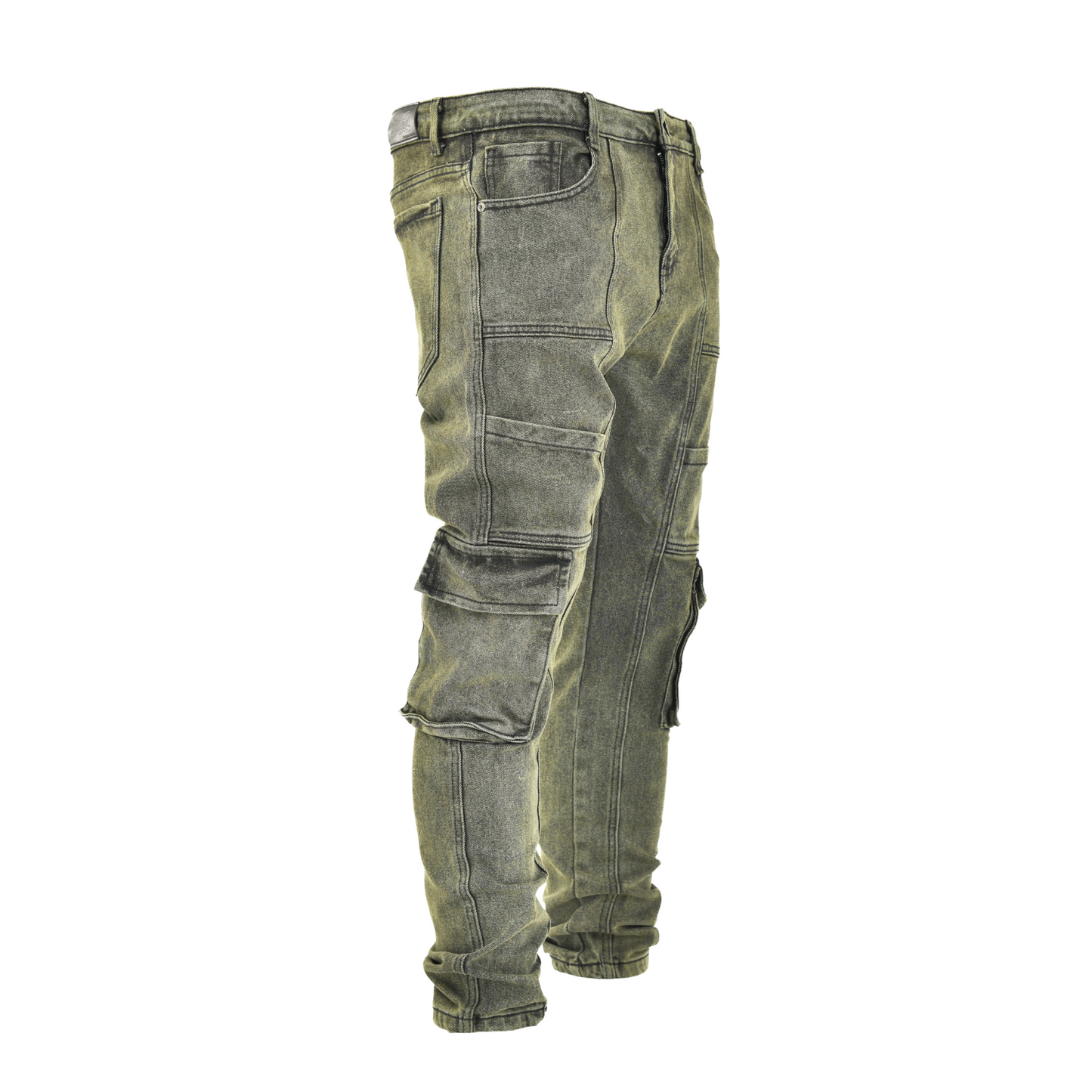 Stone Fade Tactical Cargo Jean