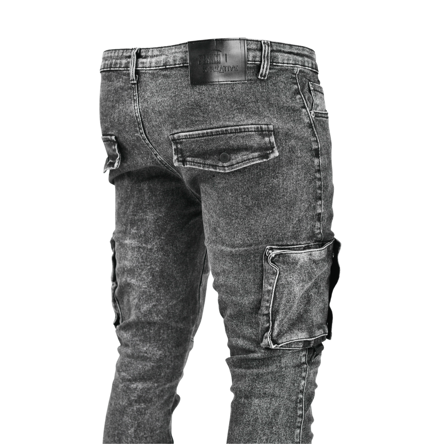 Urban Tactical Slim Fit Cargo Denim