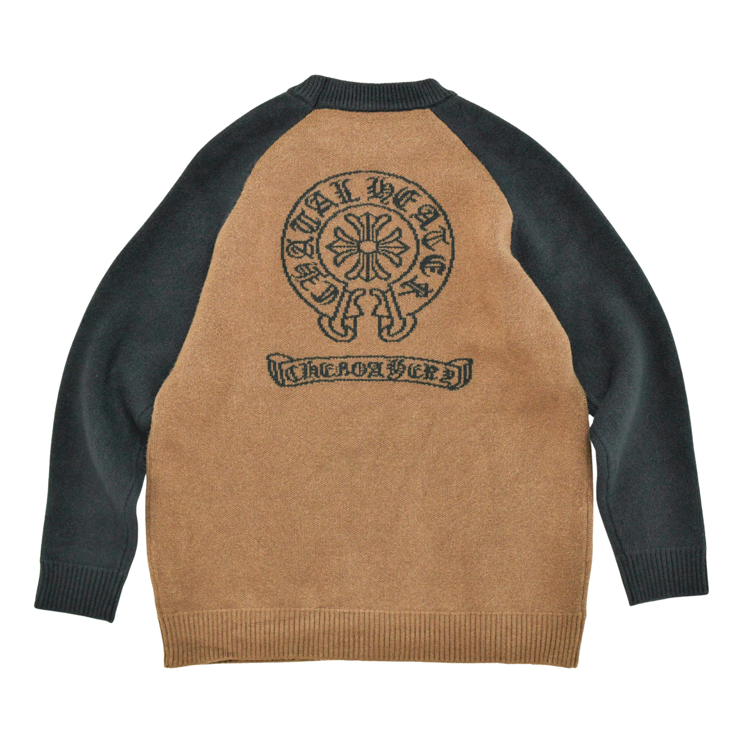 Two-Tone Heritage Knit Sweater