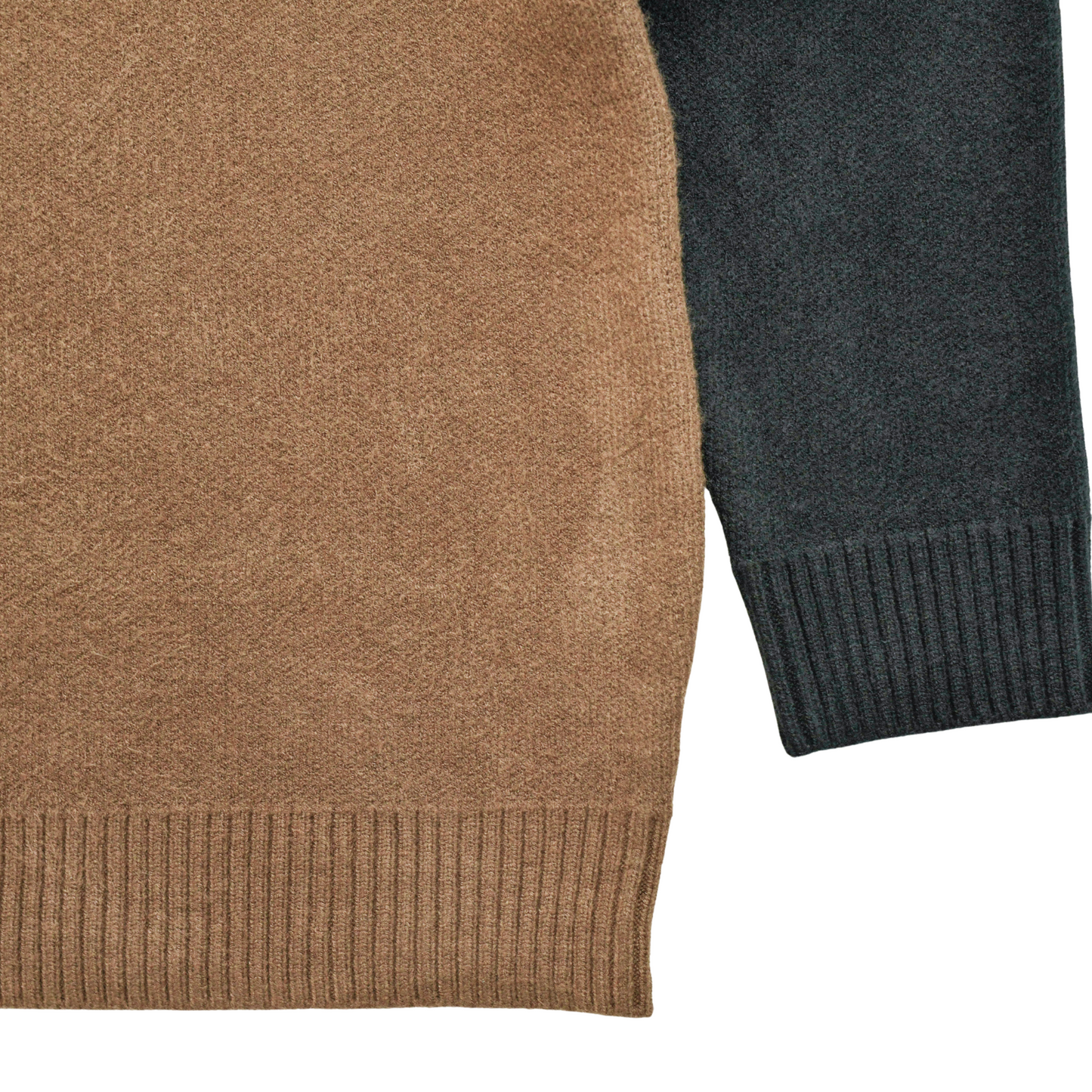 Two-Tone Heritage Knit Sweater