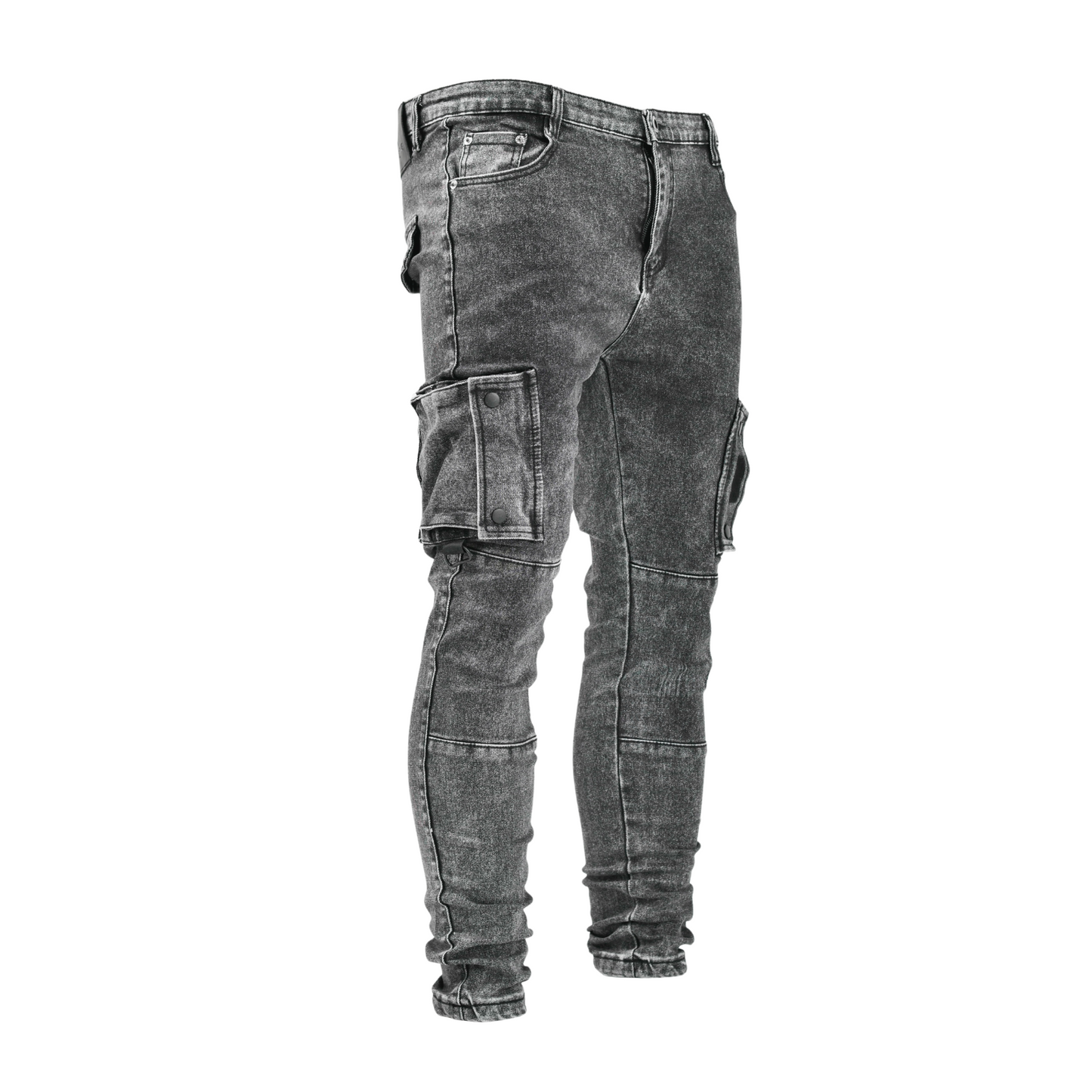 Urban Tactical Slim Fit Cargo Denim