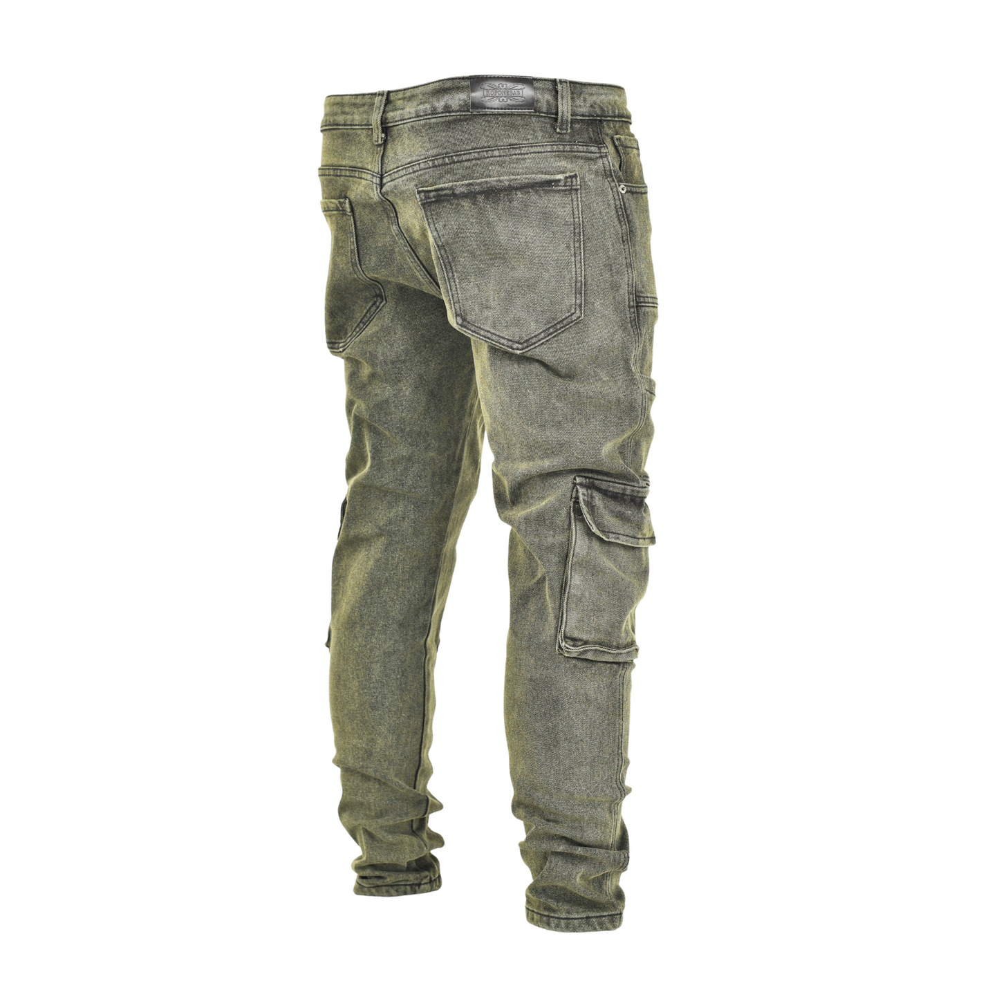 Stone Fade Tactical Cargo Jean