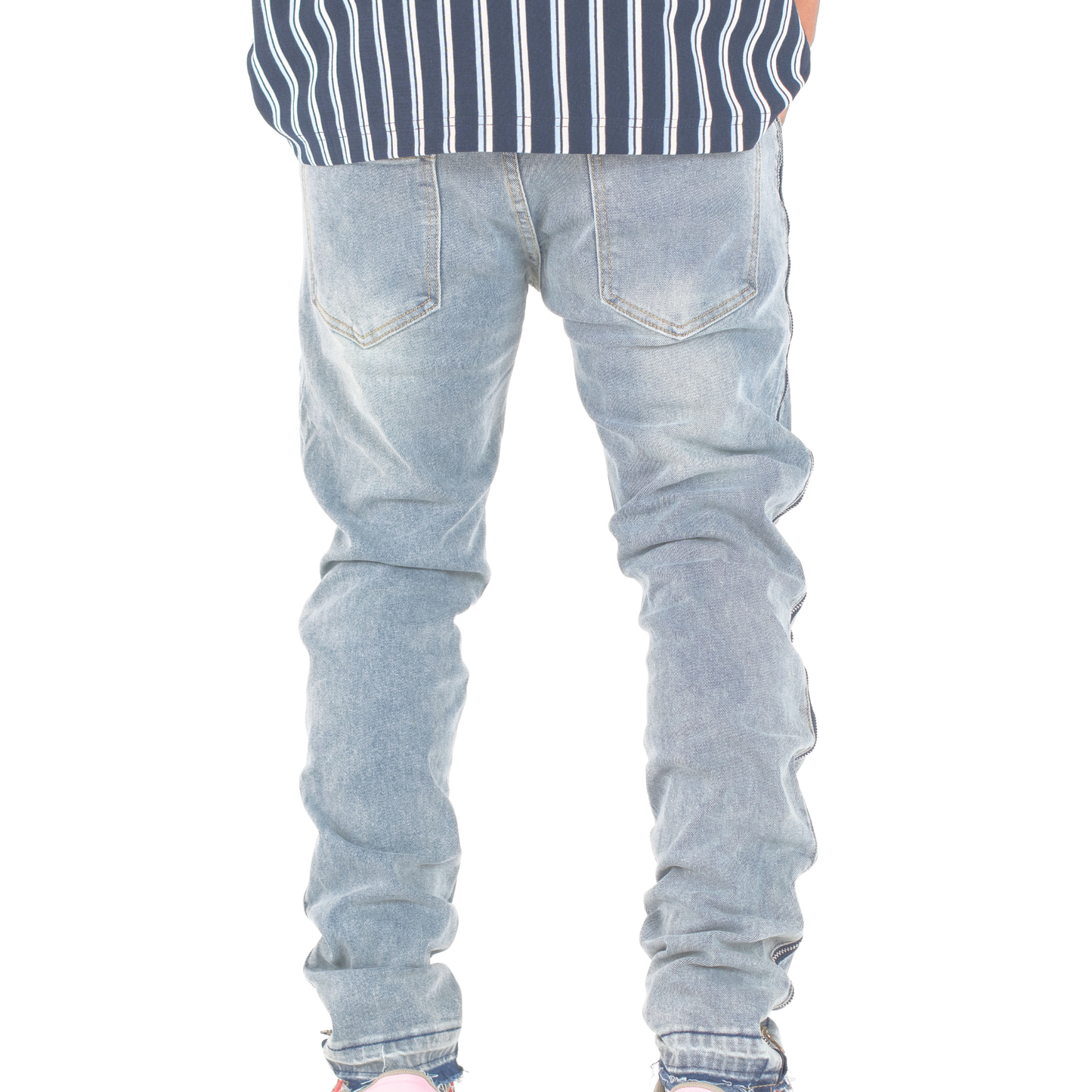 Glacier Grind Distressed Skinny Denim