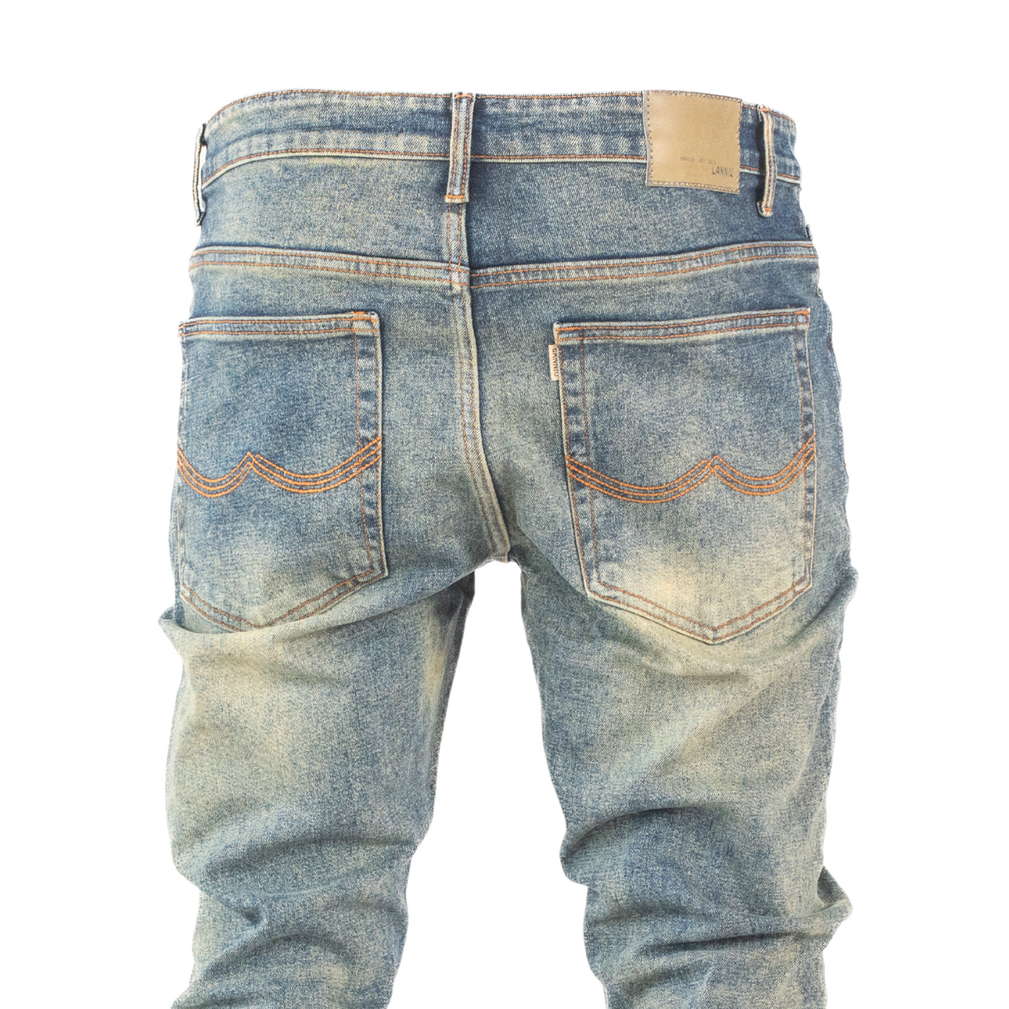 Stone Fade Tapered Denim