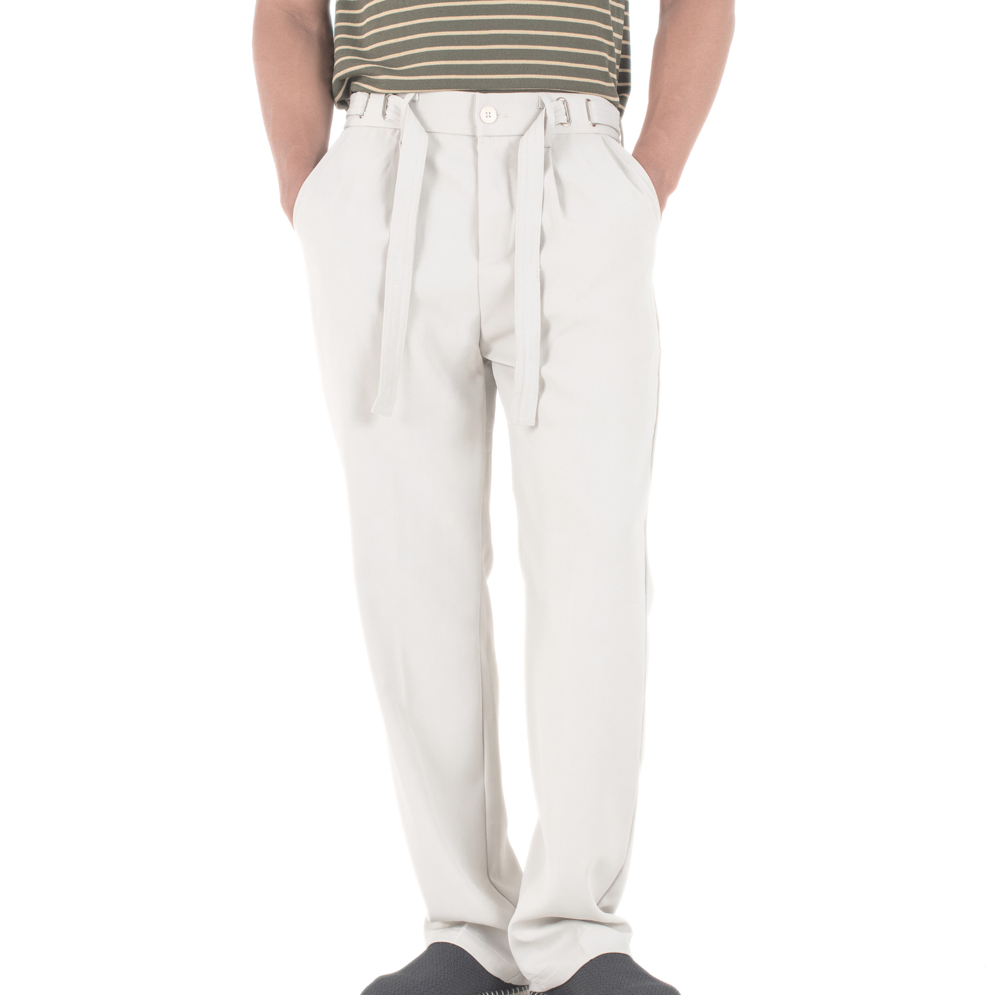 Coastal Breeze Relaxed Tie-Belt Trouser