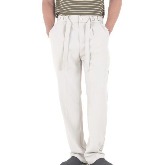 Coastal Breeze Relaxed Tie-Belt Trouser