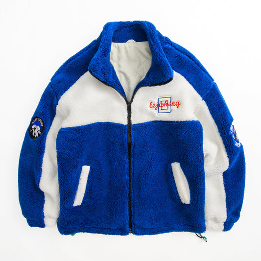 Men’s Colour Block Fleece Warm Jacket