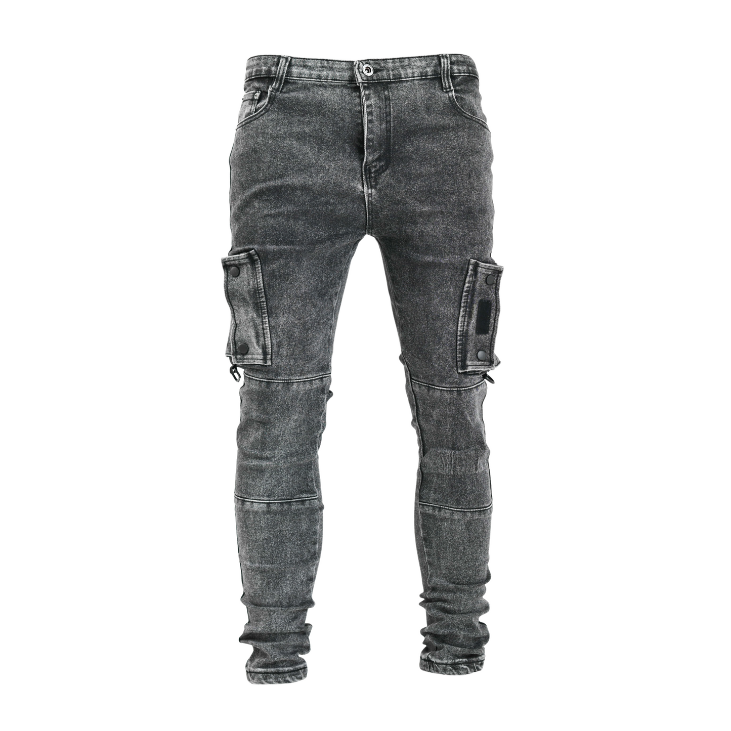 Urban Tactical Slim Fit Cargo Denim