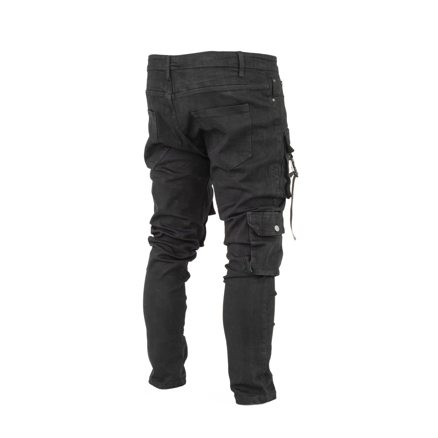 Men’s Skinny Multi-Pocket Cargo Duffey Denim Jeans ONLY