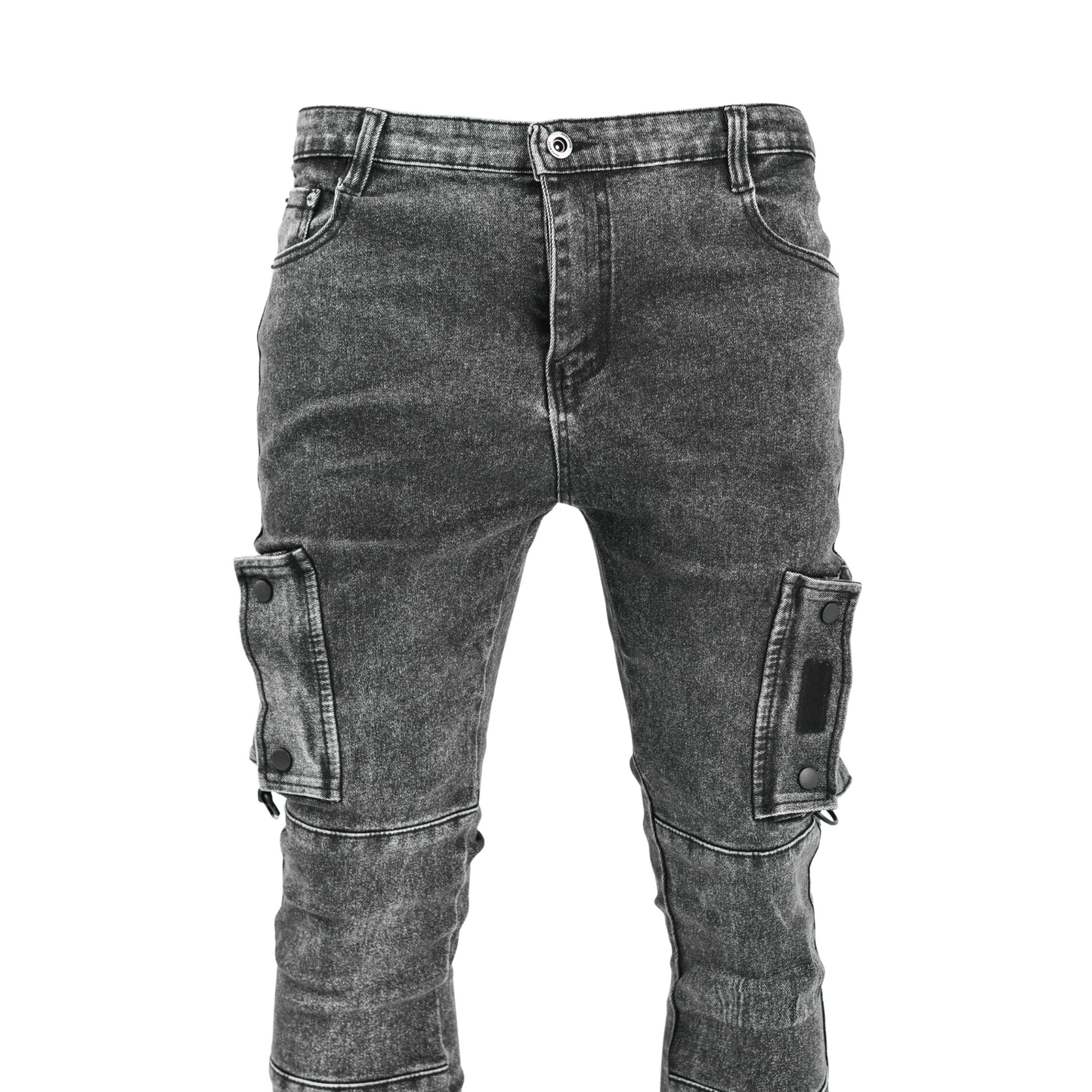 Urban Tactical Slim Fit Cargo Denim