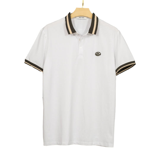 Men’s Stripe Collar Polo Shirt