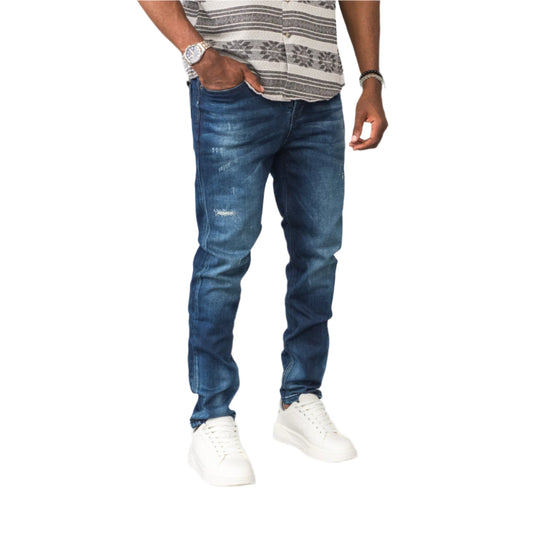Gee2 Island FS05-8 Distressed Denim