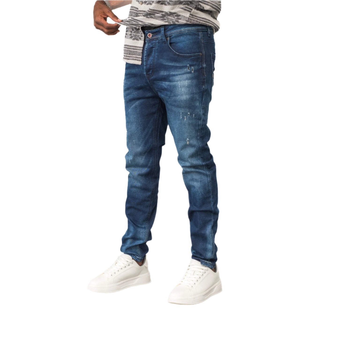 Gee2 Island FS05-8 Distressed Denim