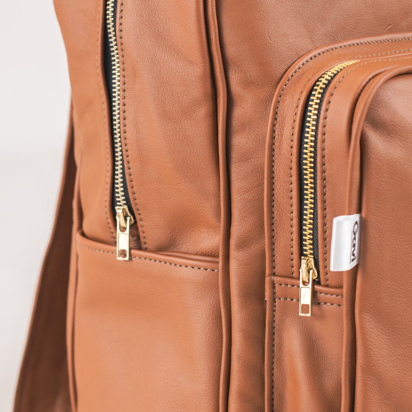 Gavi Urban Luxe Leather Laptop Backpack