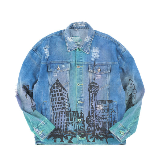 Let’s Rock Cropped Denim Jacket