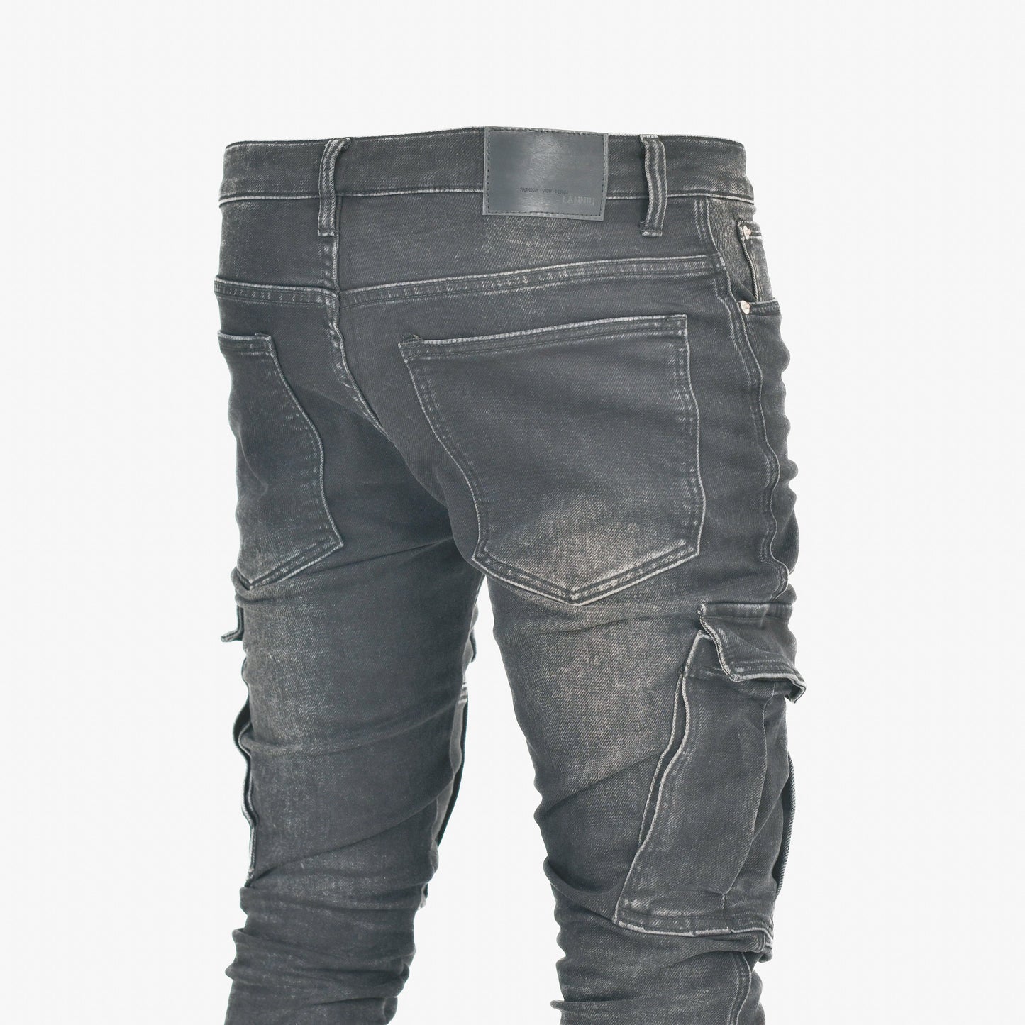 LANNIU Stacked Cargo Denim