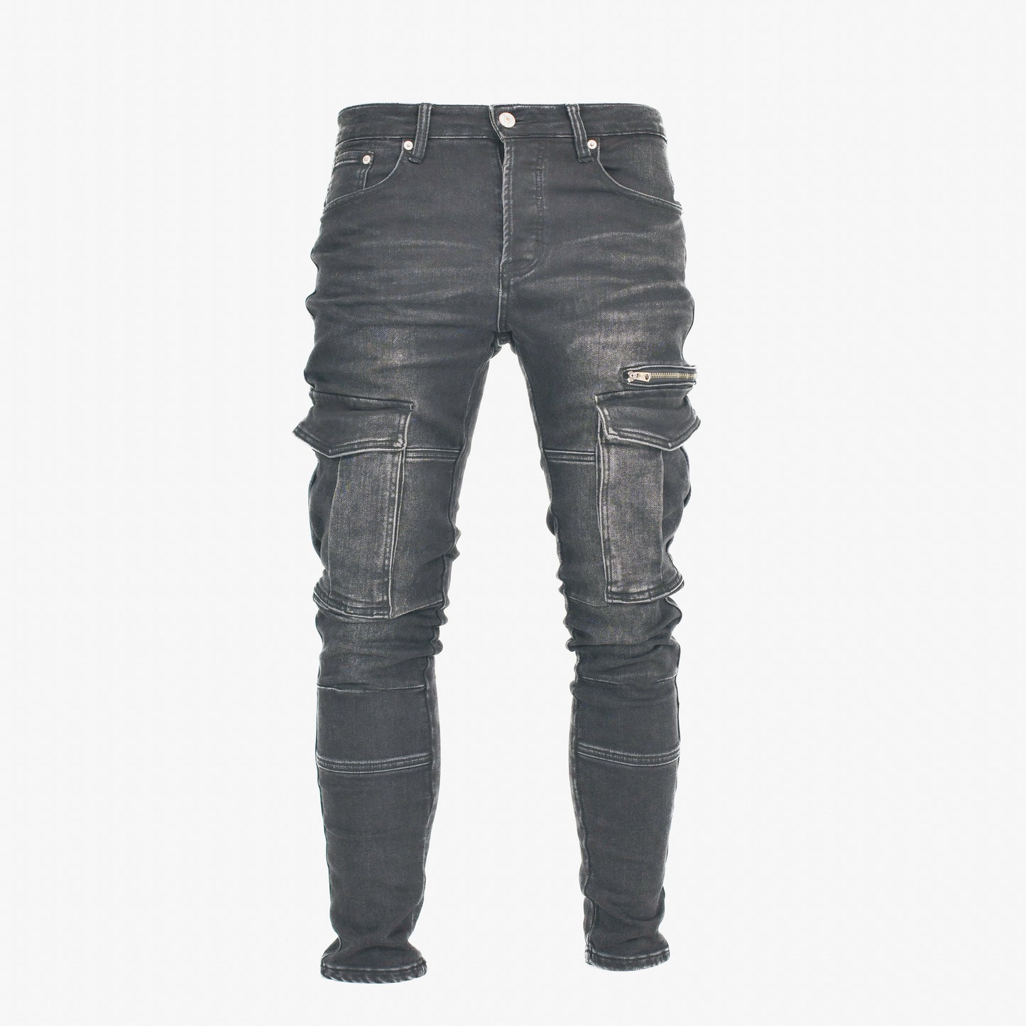 LANNIU Stacked Cargo Denim