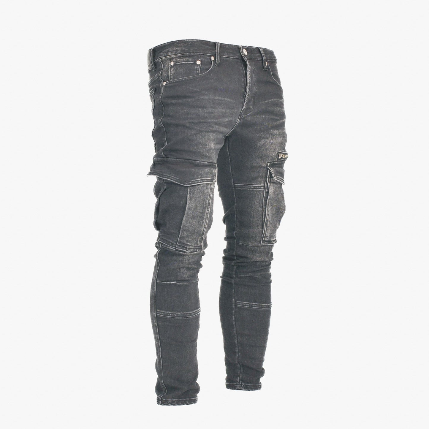 LANNIU Stacked Cargo Denim