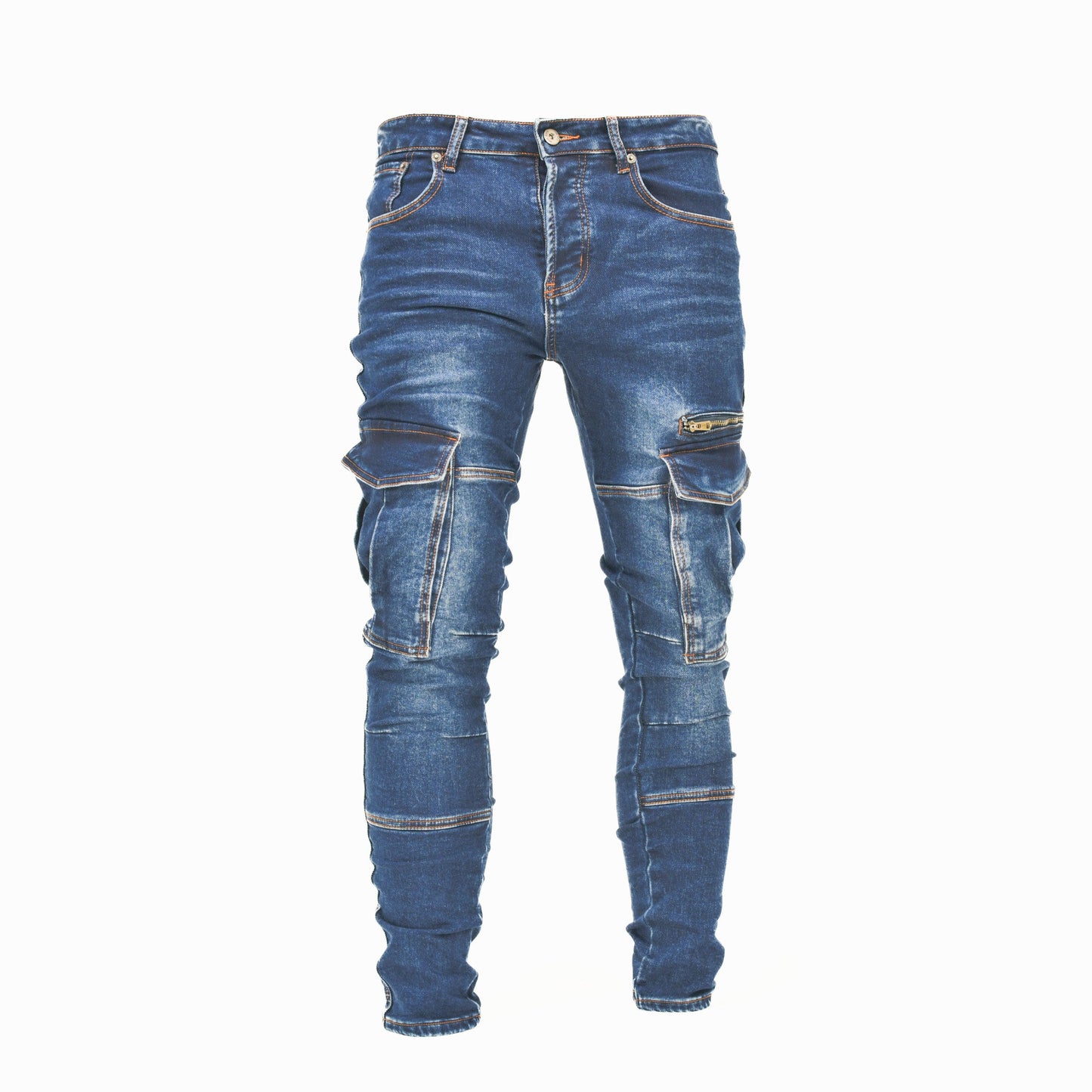 LANNIU Stacked Cargo Denim