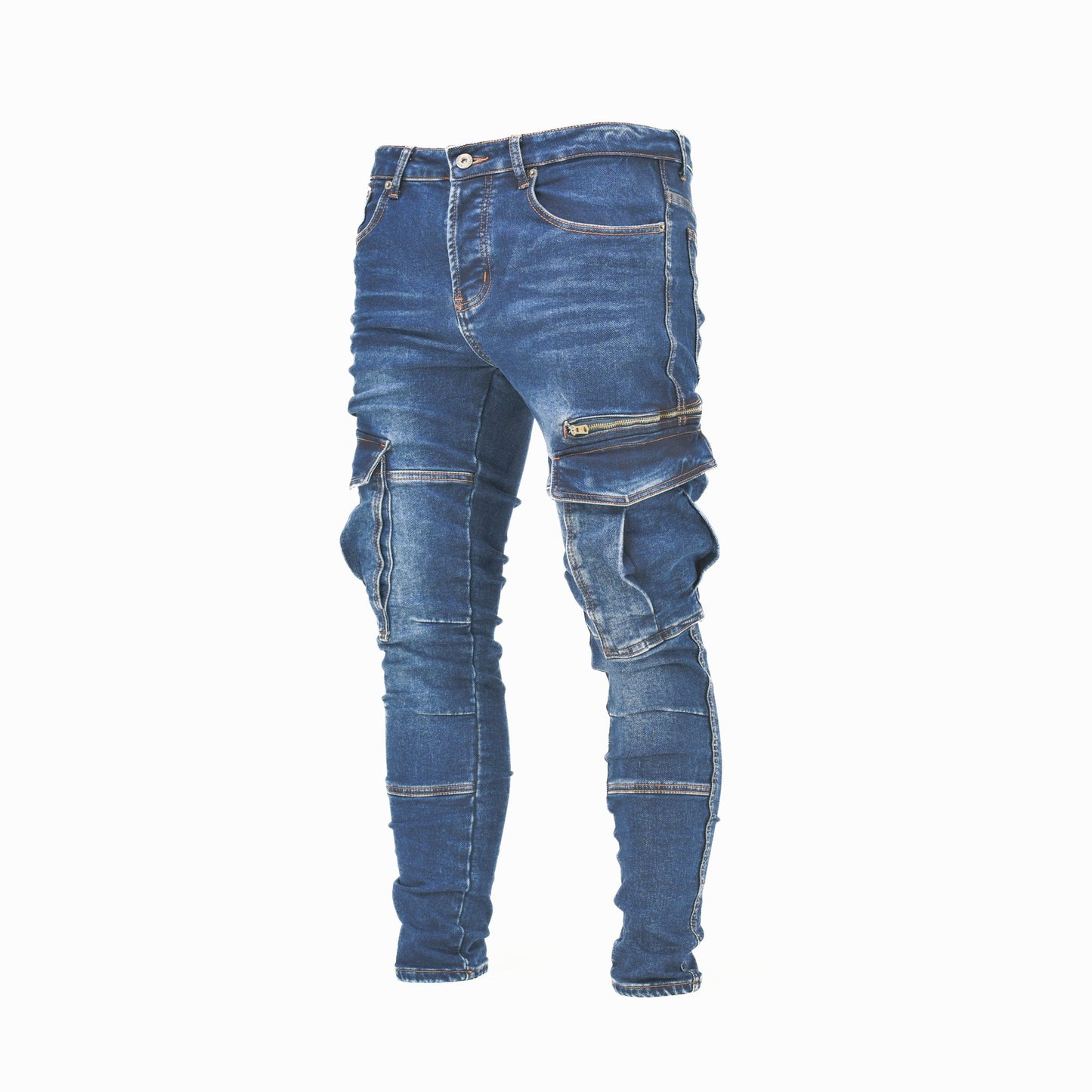 LANNIU Stacked Cargo Denim