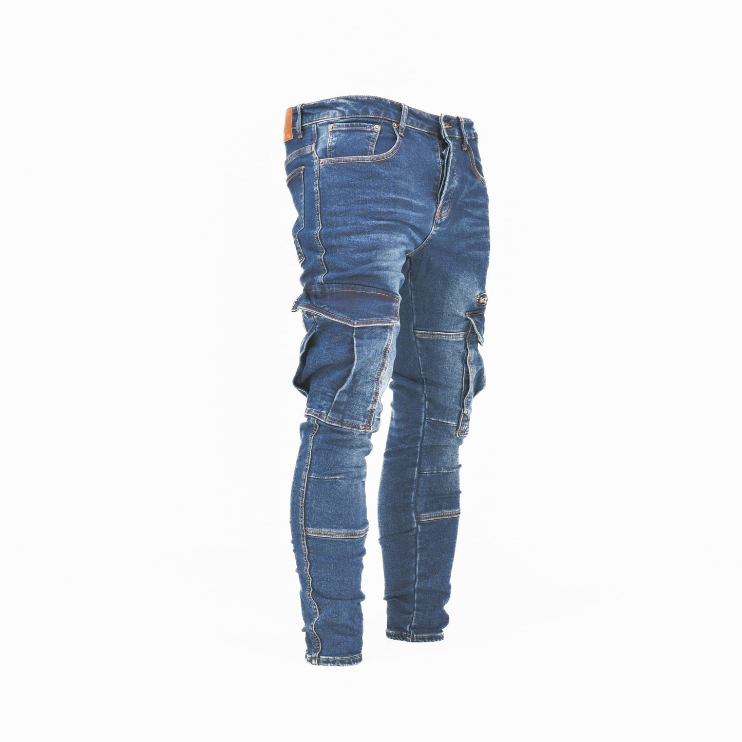 LANNIU Stacked Cargo Denim