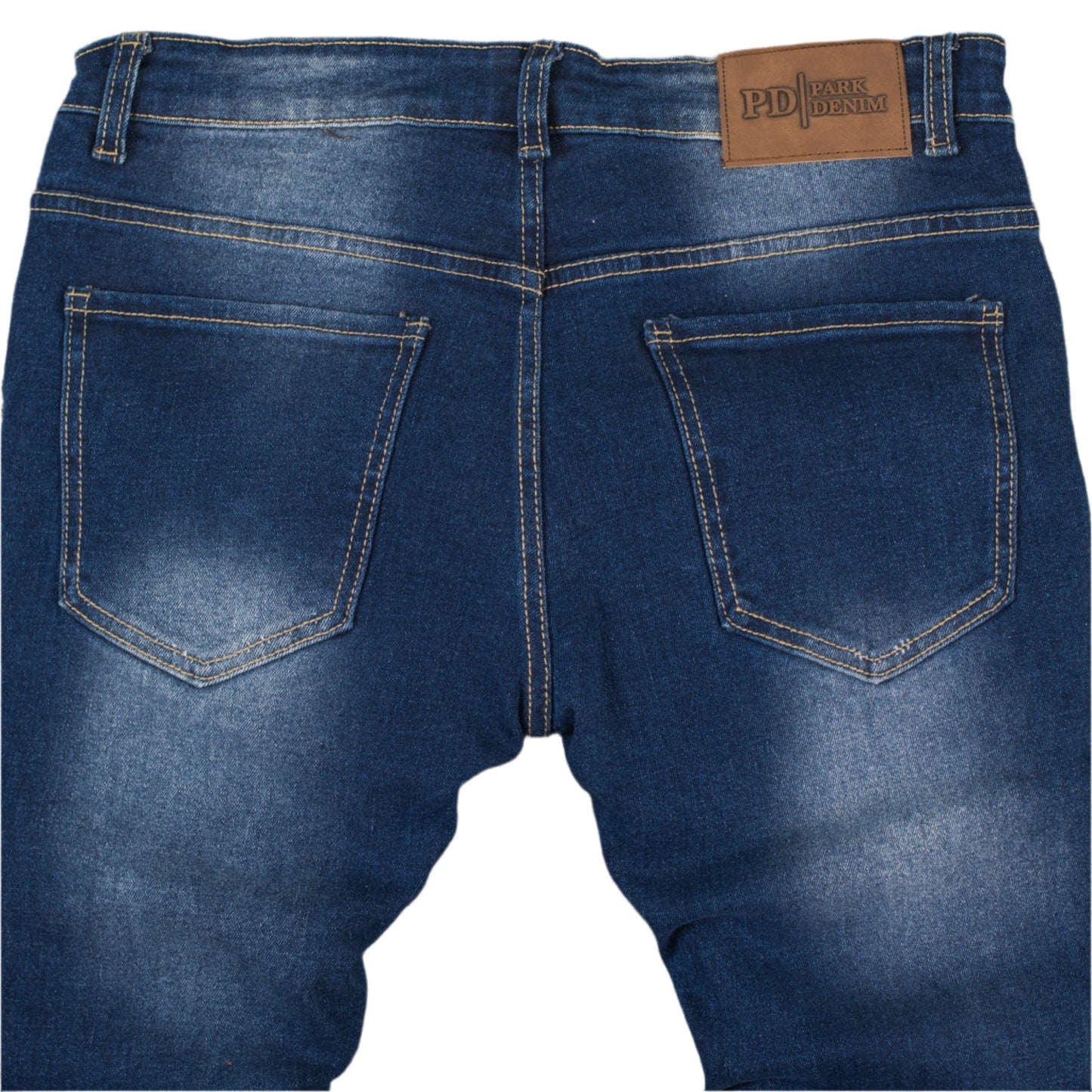 Men’s Distressed Ripped Skinny Jeans – Park Denim